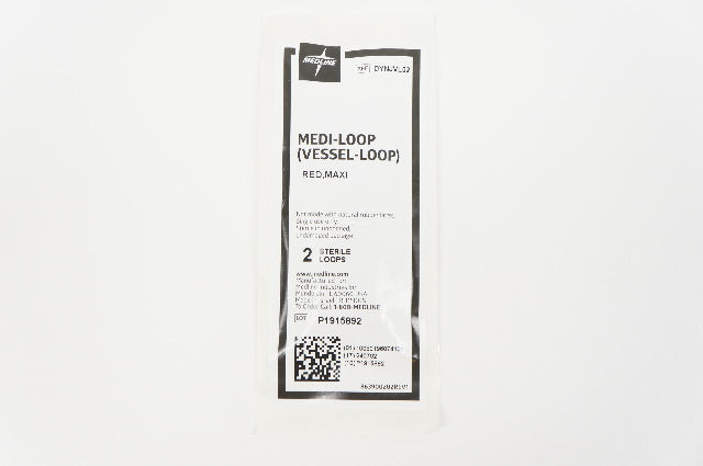 Medline DYNJVL02 Medi-Loop Red, MAXI - Pack of 2 Sterile Loops