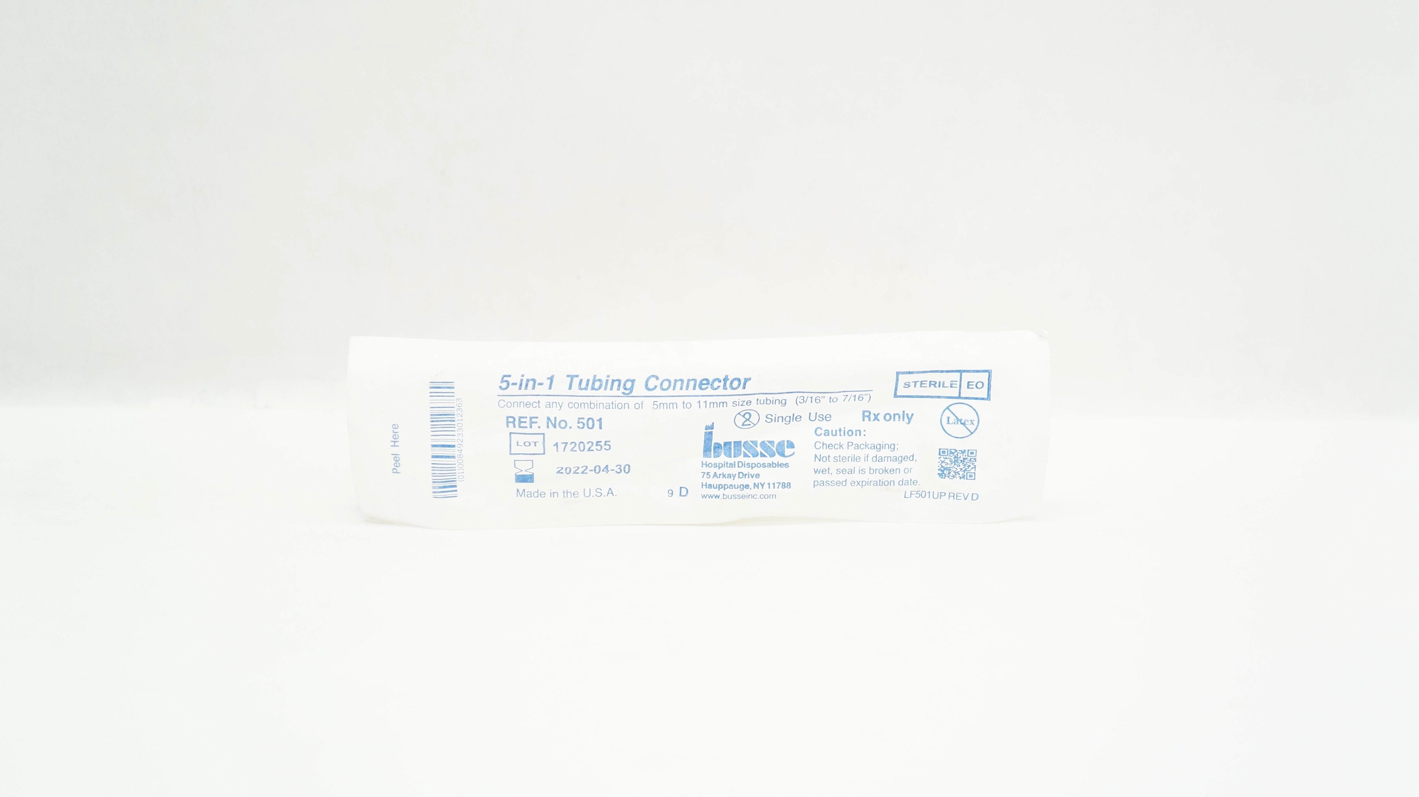 Busse 501 5-in-1 Tubing Connector (x)