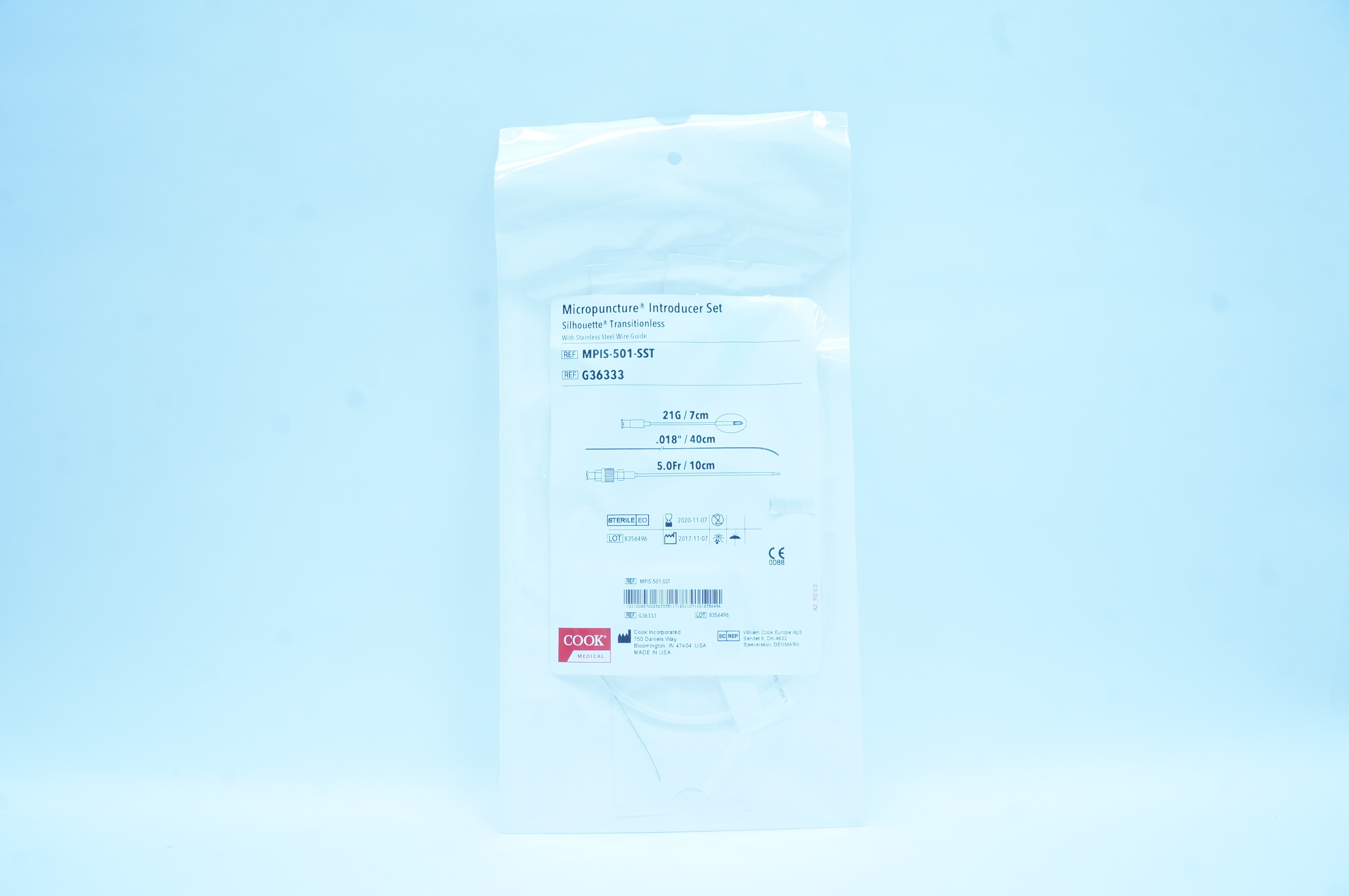 Cook Medical G36333 Micropuncture Introducer Set  5.0Fr. x 10cm (x)