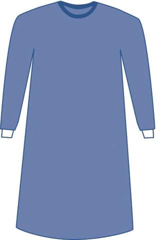 Medline DYNJP2301P - Prevention Plus Breathable Film Surgical G o w n, Large