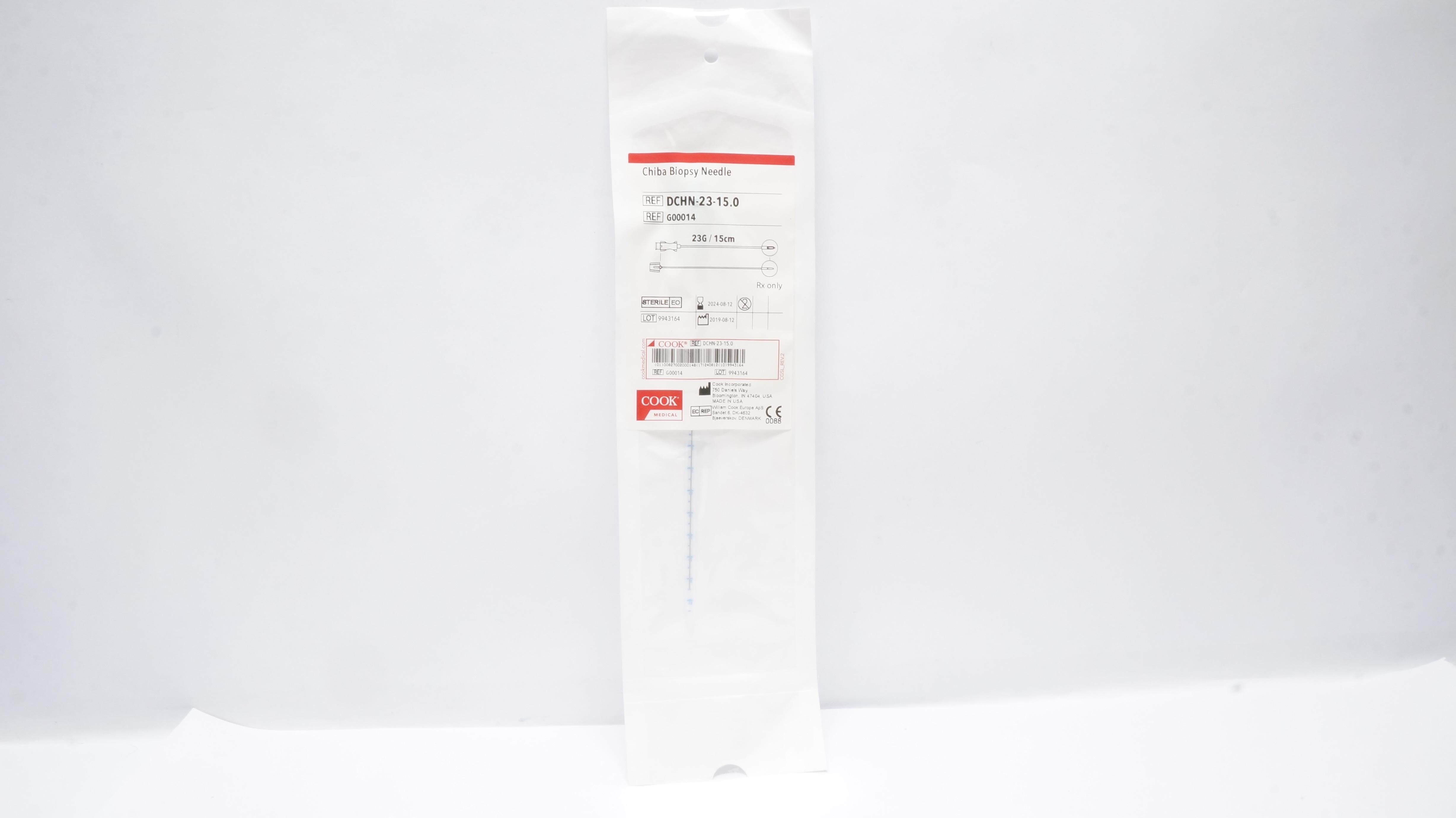Cook Medical G00014 Chiba Biopsy Ndle. 23G/15cm (x)