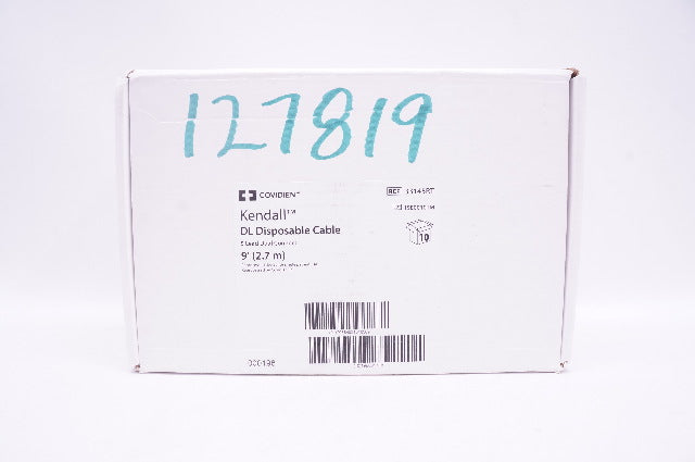 Covidien 33145RT Kendall DL Disposable Cable, 5 Lead Dual Connect 9ft - Box of 10