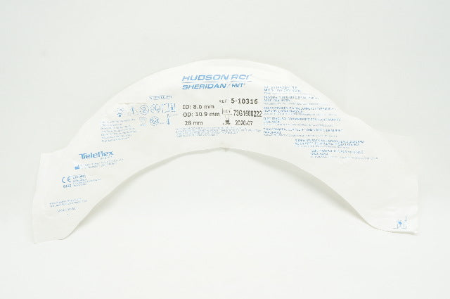 Teleflex 5-10316 Hudson RCI Sheridan Cuffed Tracheal Tube 8.0 x 10.9 x 28mm(x)