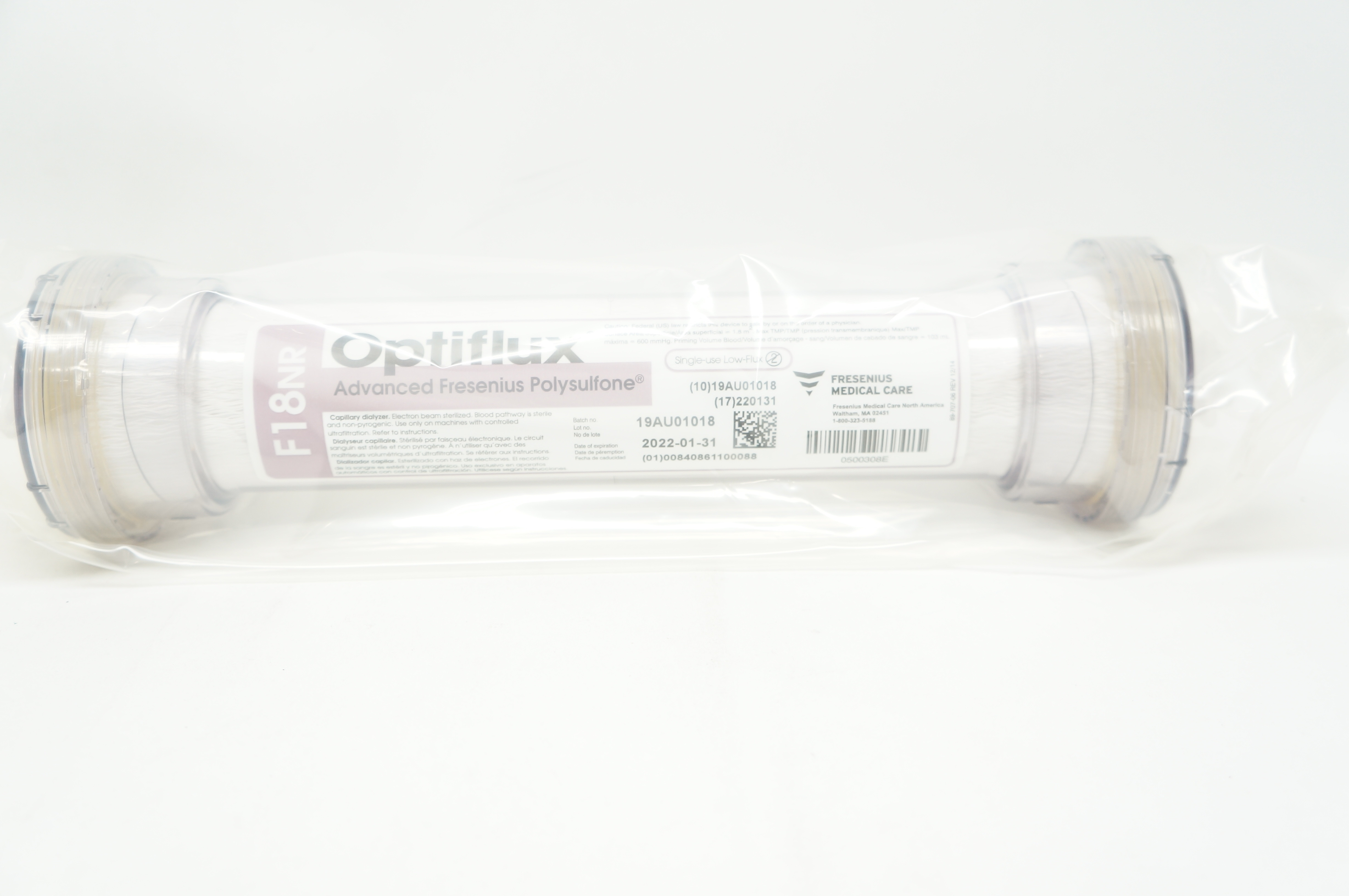 Fresenius Medical Care F18NR Optiflux Advanced Fresenius Polysulfone