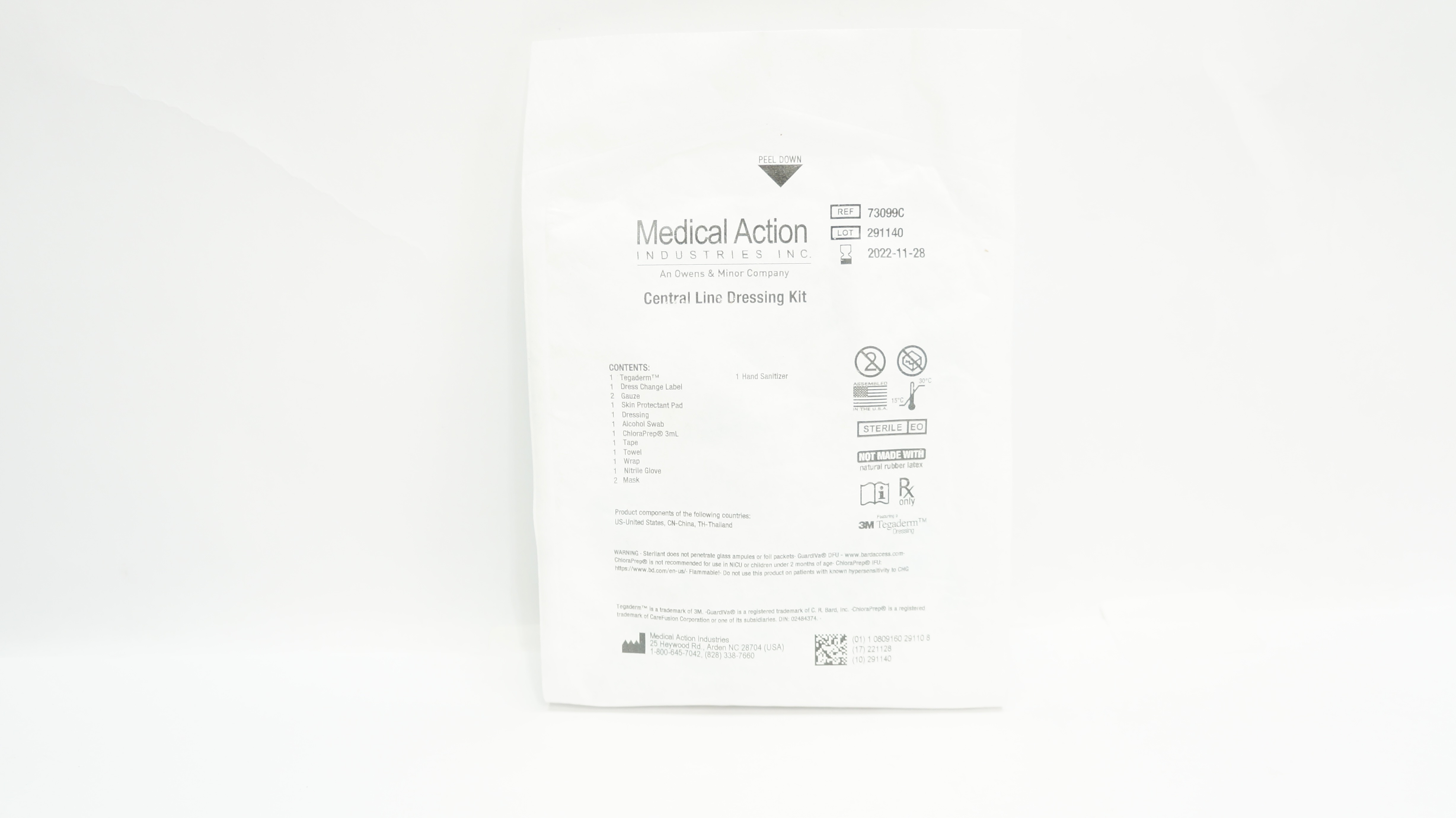 Medical Action 73099C Central Line Dressing Kit (x)