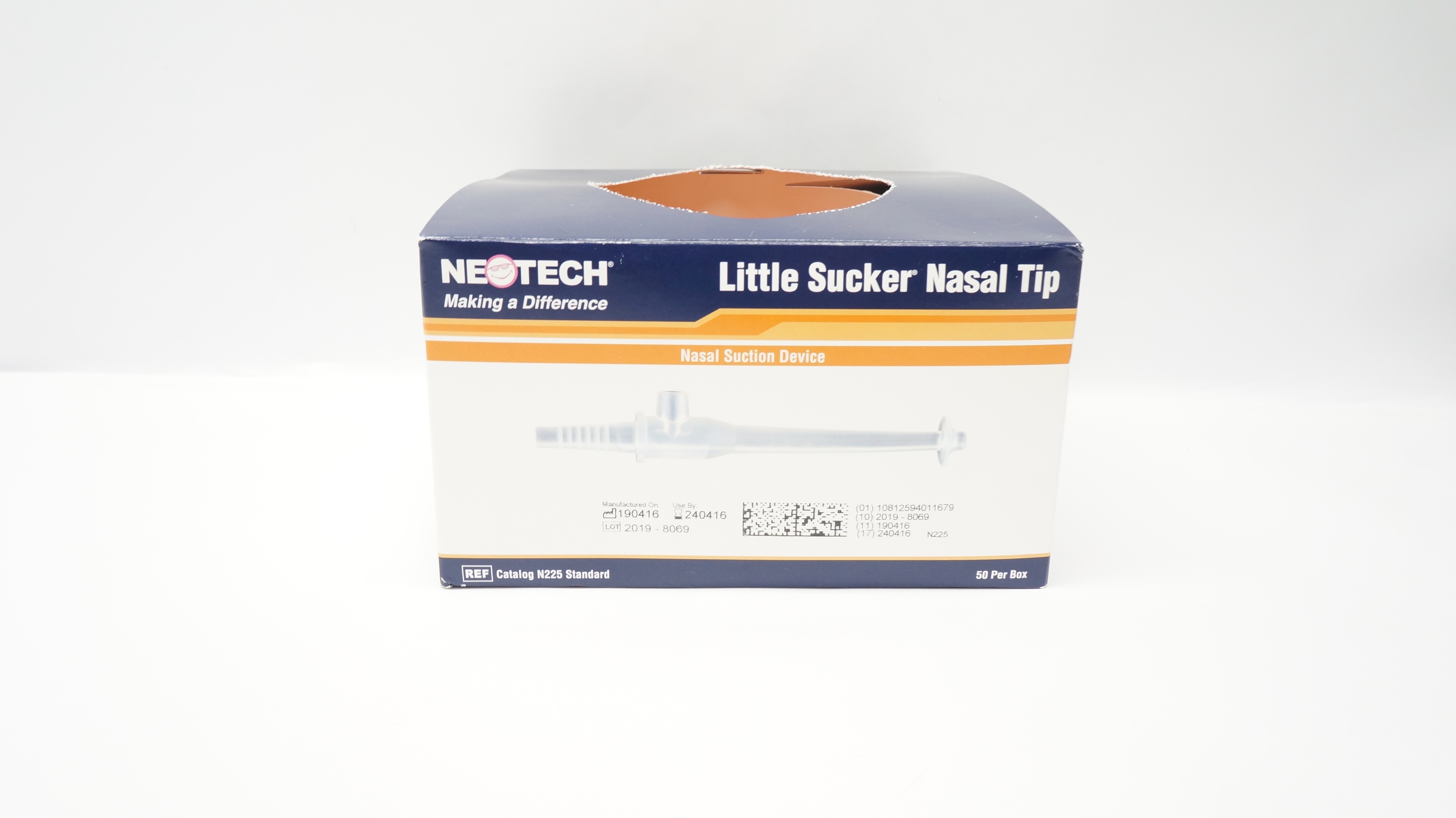Neotech N255 Little Sucker Nasal Tip,  Nasal Suction Device (x) - Box of 19