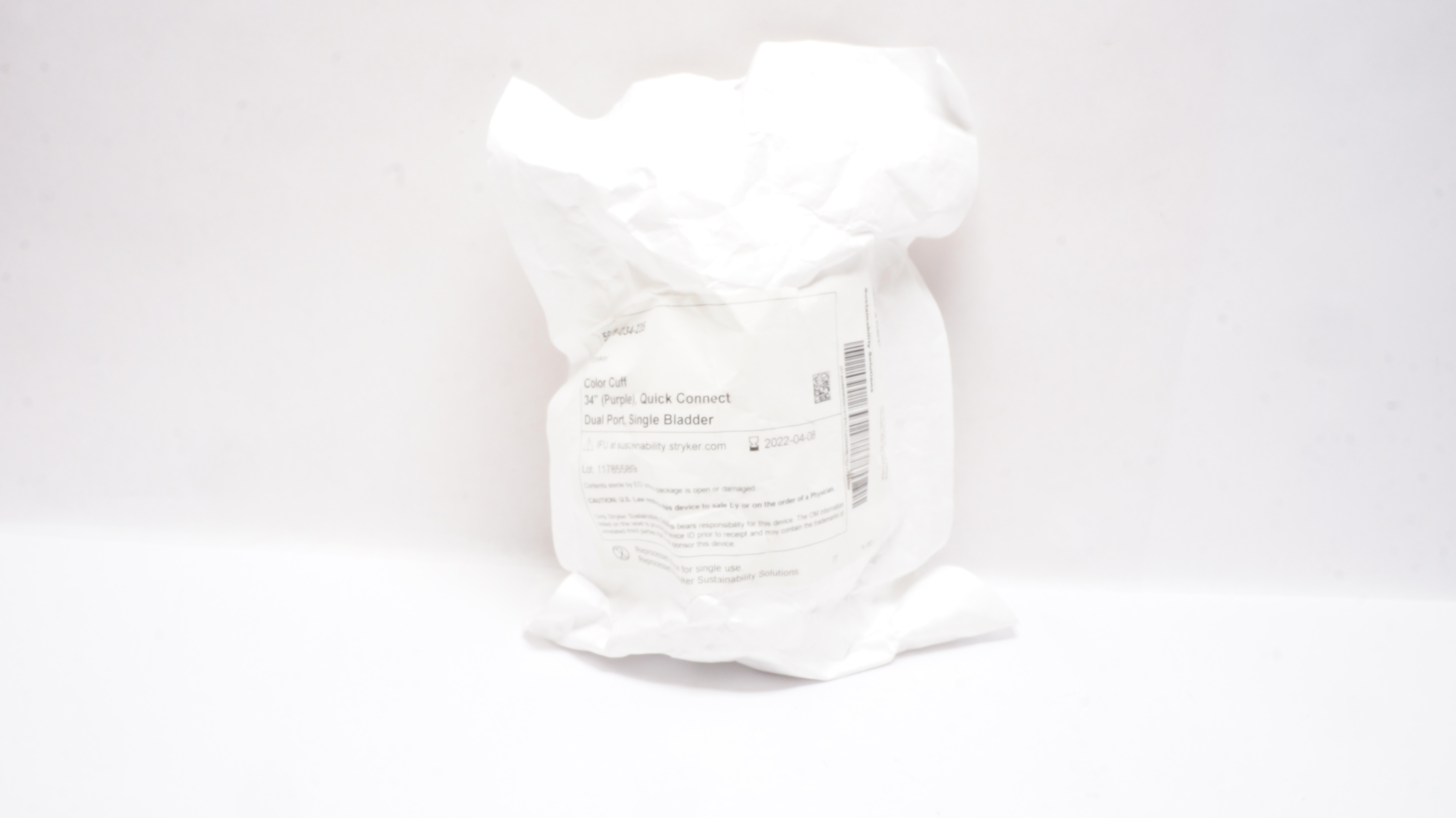Stryker 5921-034-235 Color Cuff 34inch Quick Connect Dual Port Single Bladder(x)