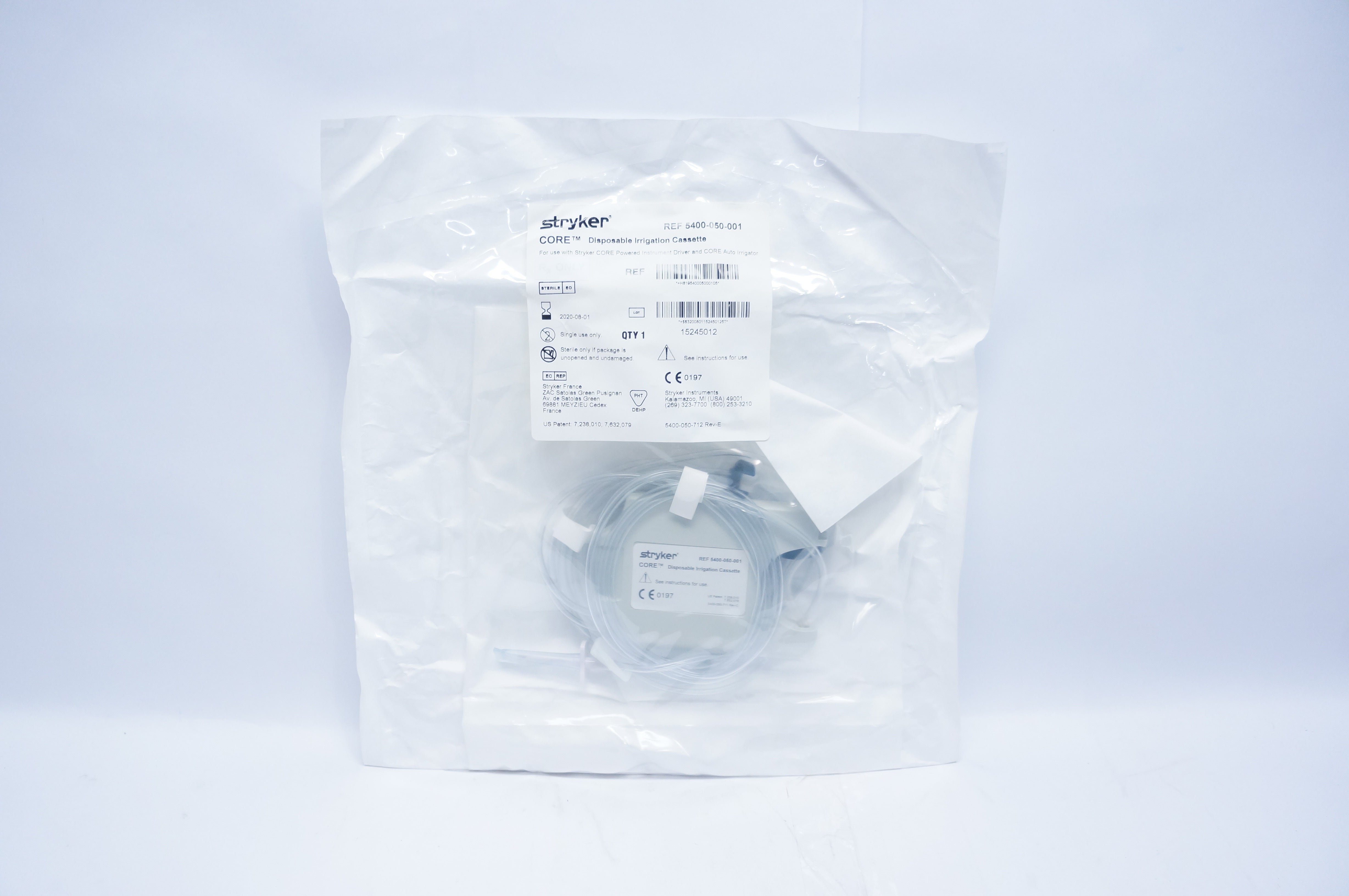 Stryker 5400-050-001 CORE Disposabe Irrigation Cassette (x)