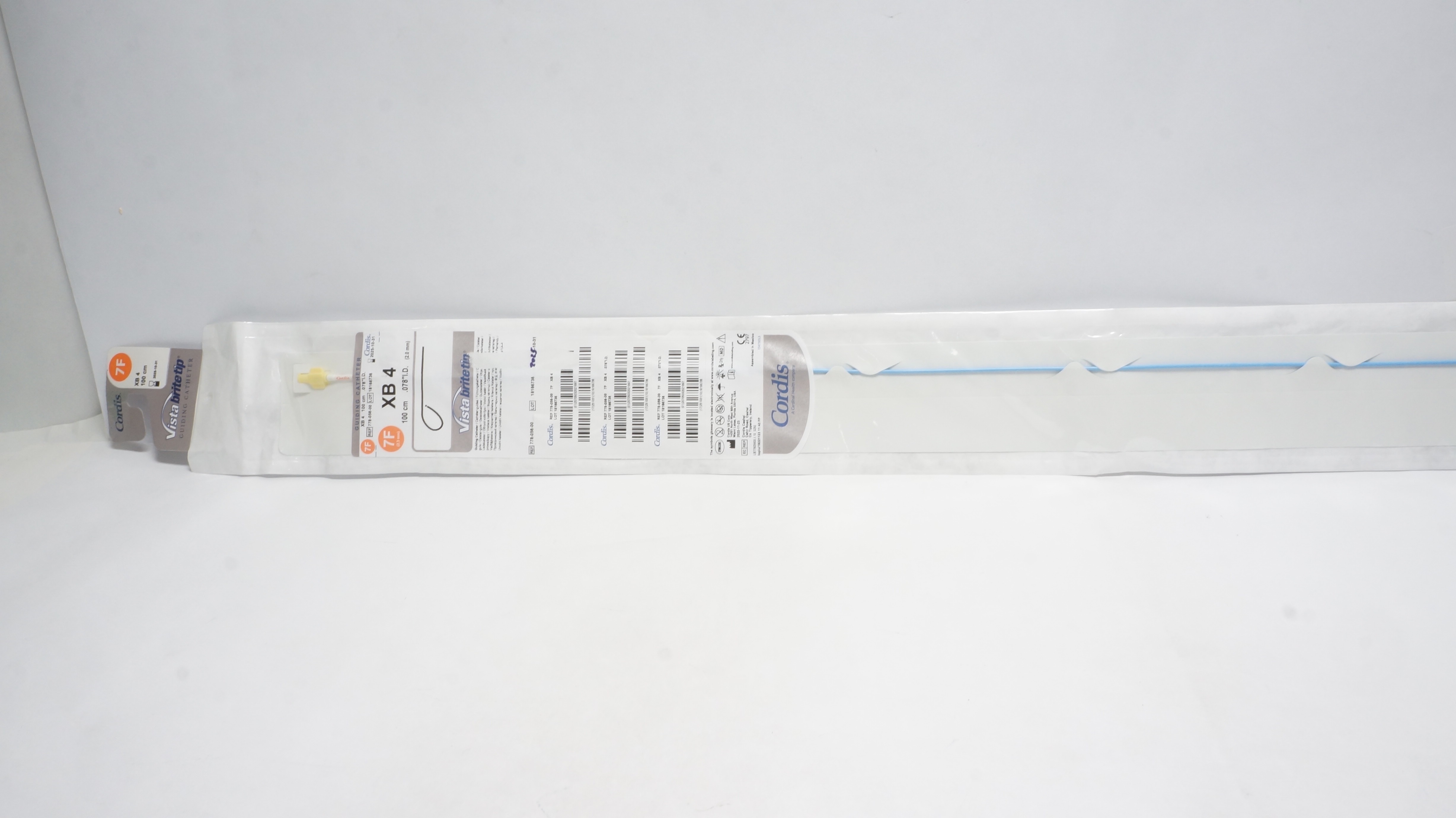 Cordis 778-056-00 Vista Brite Tip Guiding Cath. XB 4 7F x 100cm (x)