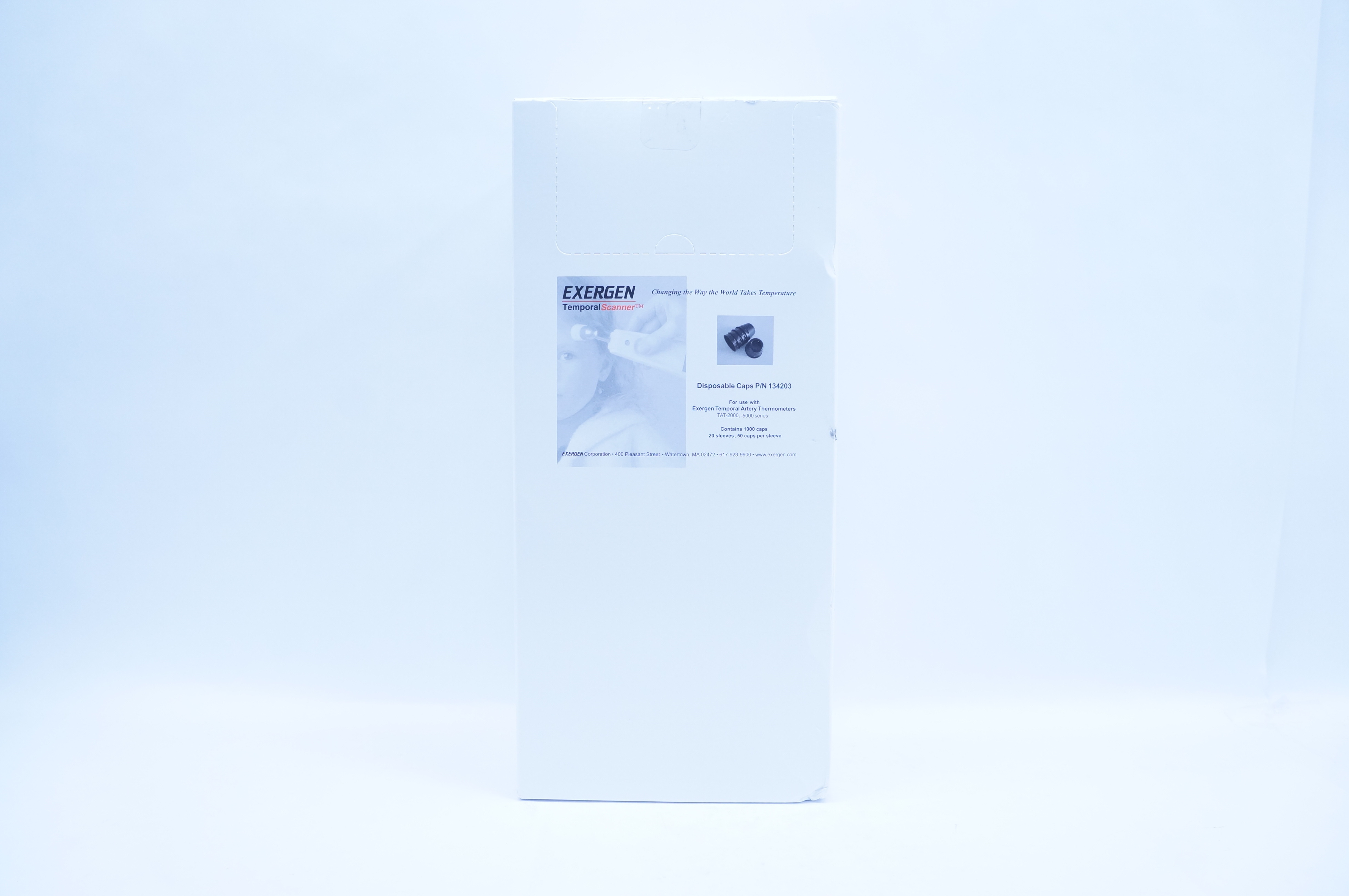 Exergen 134203 TemporalScanner Disposable Caps - Box of 1000