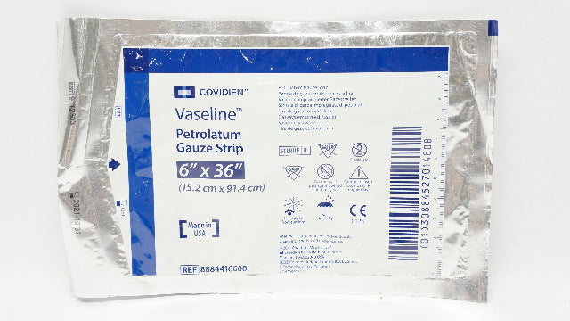 Covidien 8884416600 Vaseline Petrolatum Gauze Strip 6 x 36inch (x)