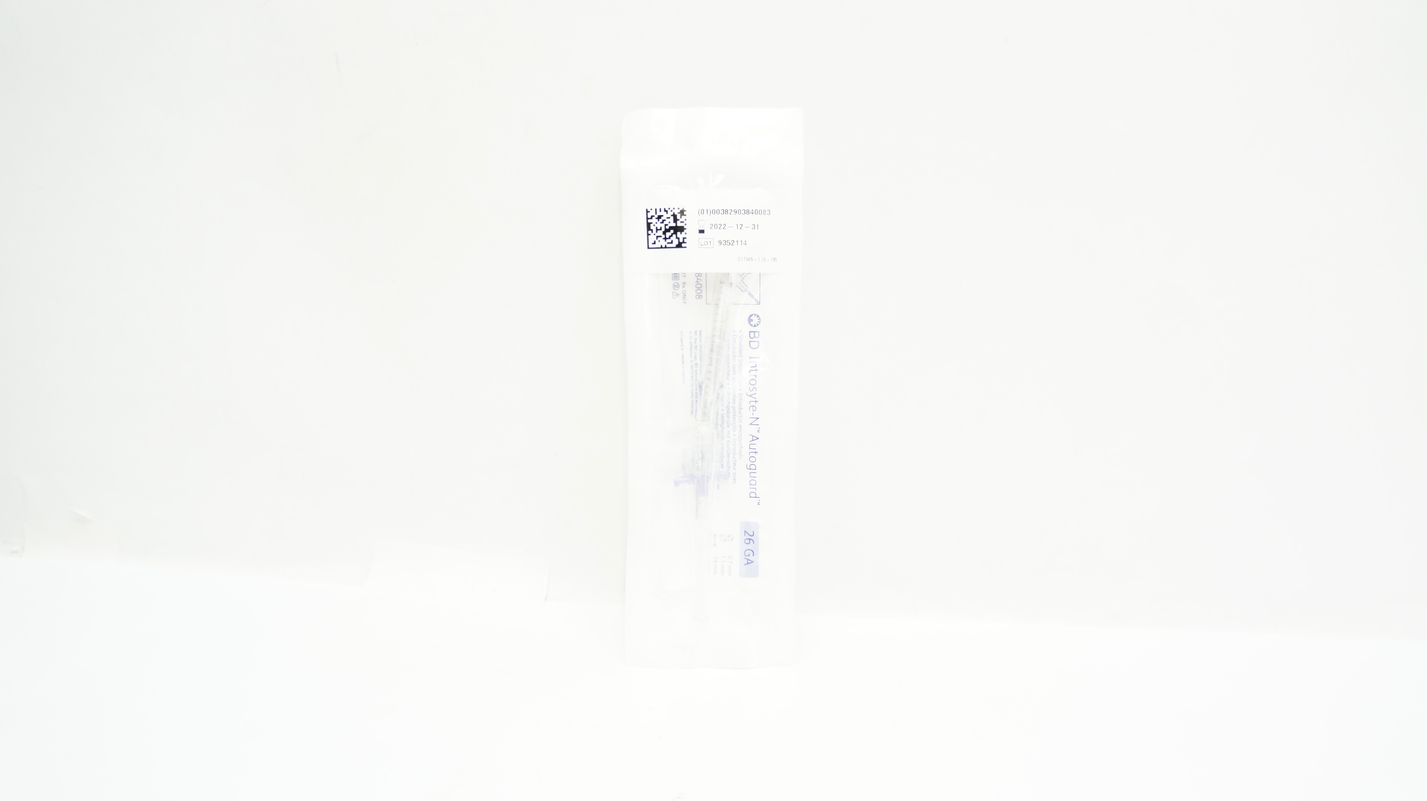 BD 384021 Introsyte-N Precision Introducer 26Ga 1.1mm x 0.7mm x 19mm (x)