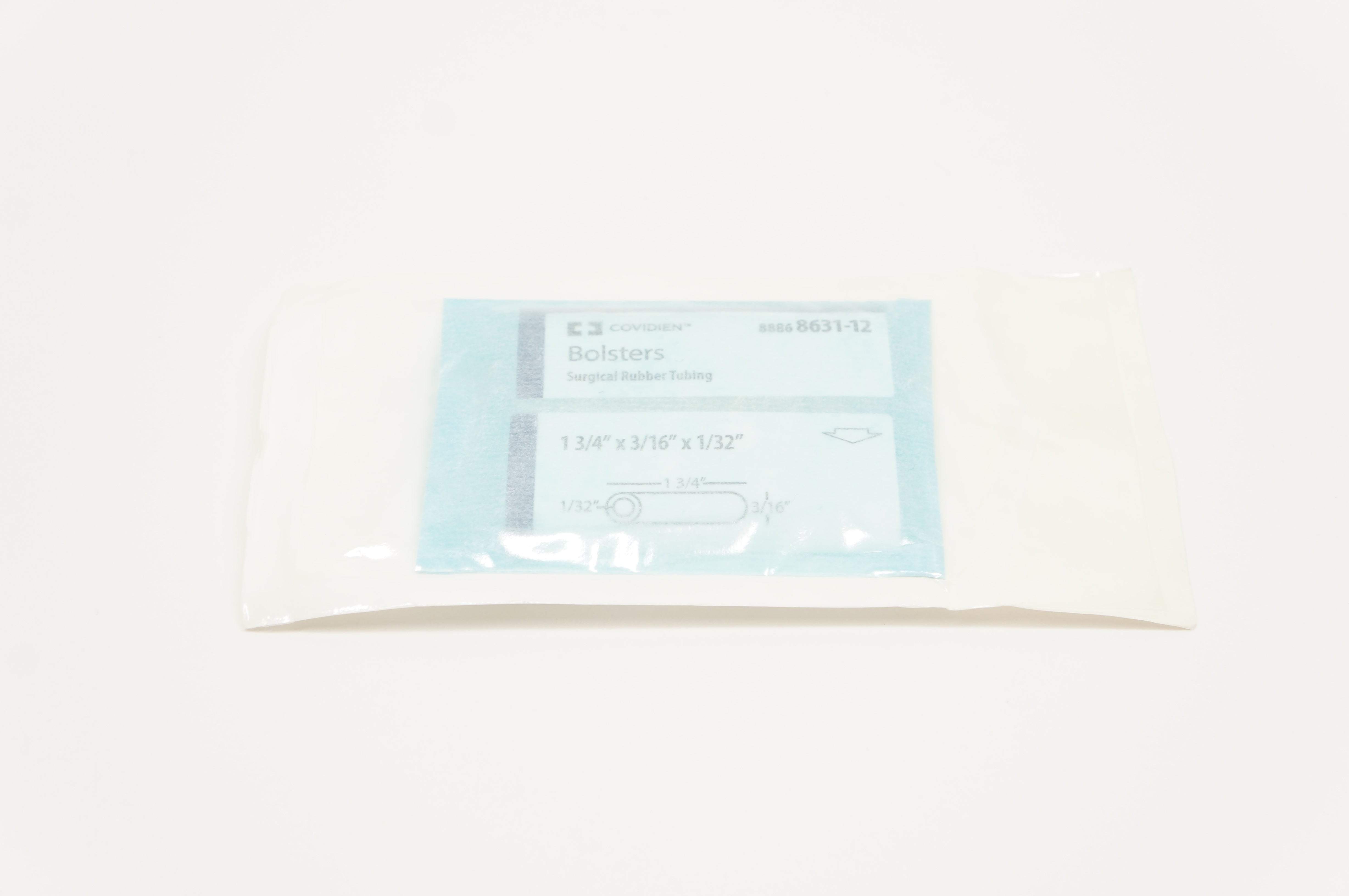 Covidien 88868631-12 Bolsters Surgical Rubber Tubing 1-3/4 x 3/16 x 1/32inch