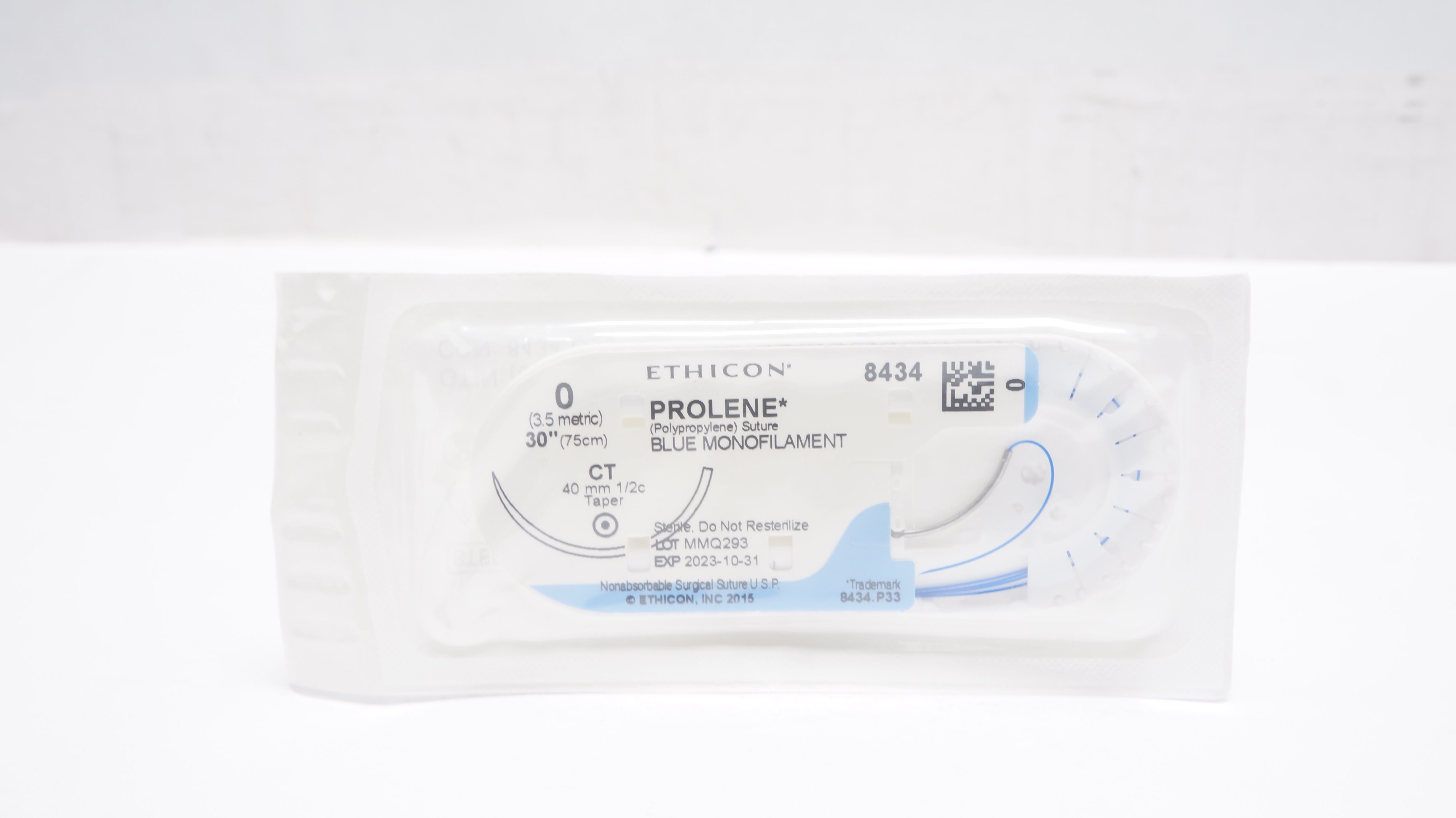 Ethicon 8434 0 PROLENE Polypropylene Stre SH, 26mm 1/2c Taper, 30inch (x)