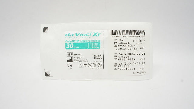 Intuitive Surgical 48630G Da Vinci Xi EndoWrist Stapler 30mm Reload, 6-Row 4.3mm