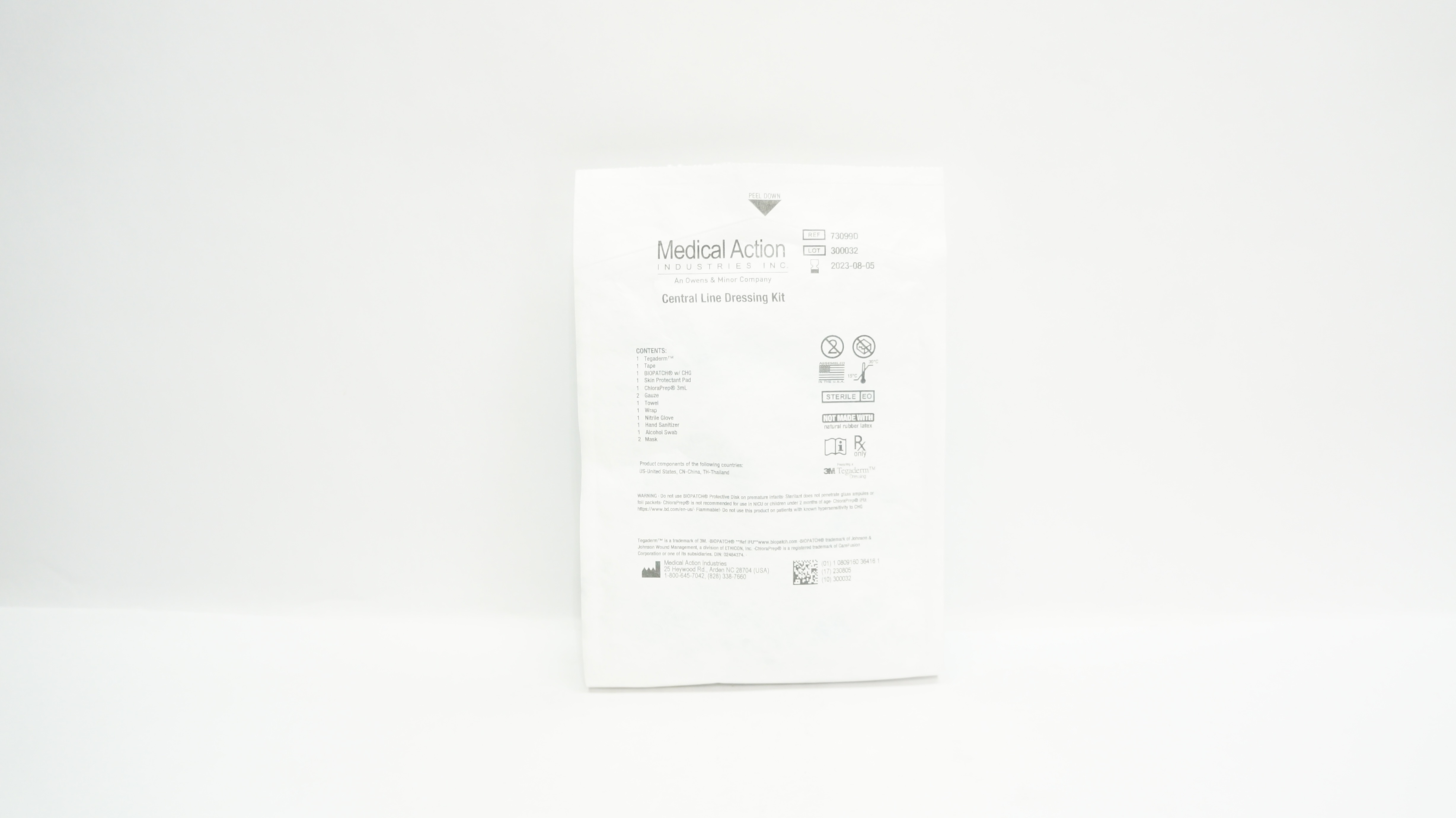 Medical Action 73099D Central Line Dressing Kit (x)