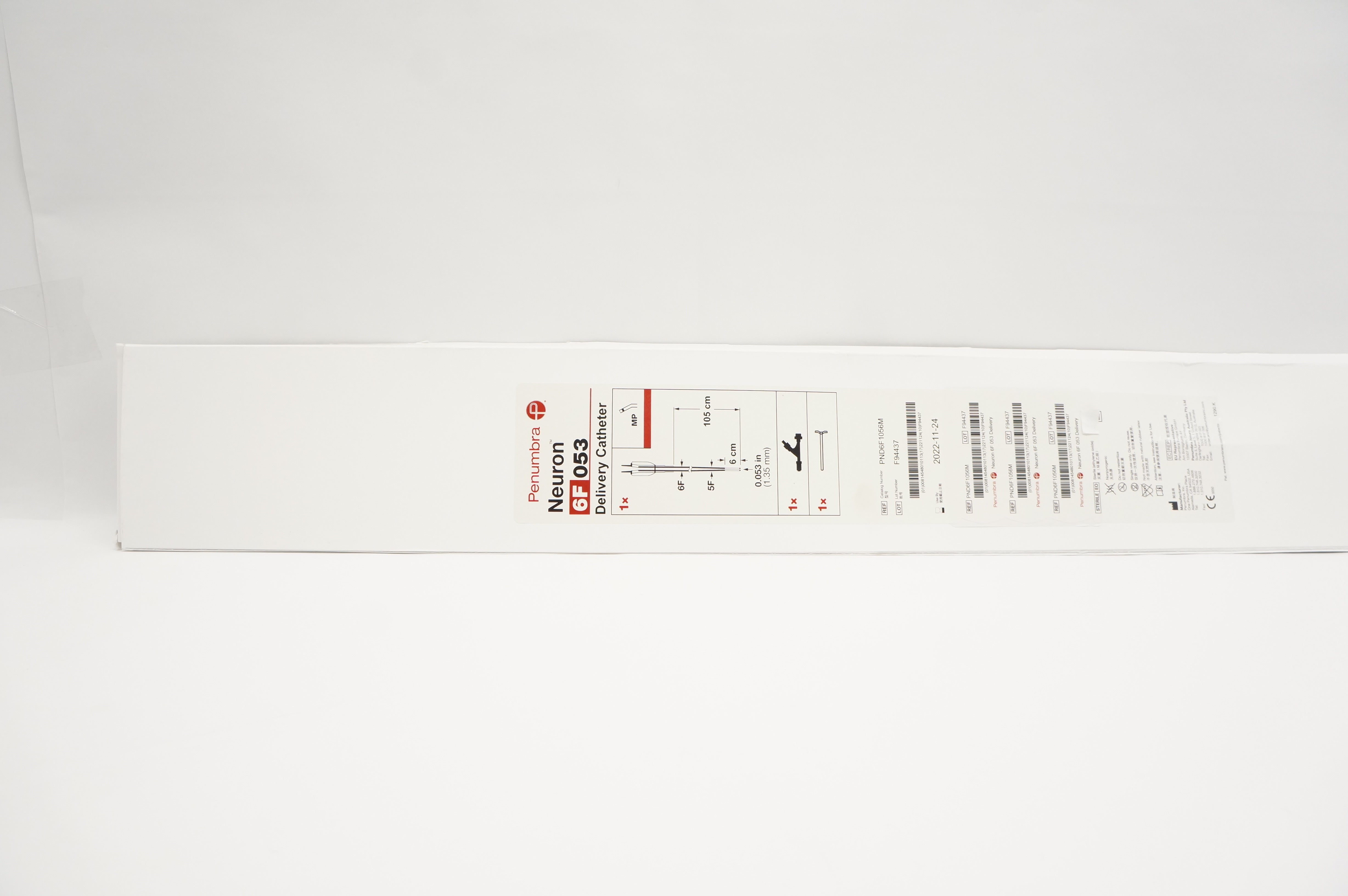 Penumbra PND6F1056M Neuron Delivery Cath. 6F x .053inch x 105cm