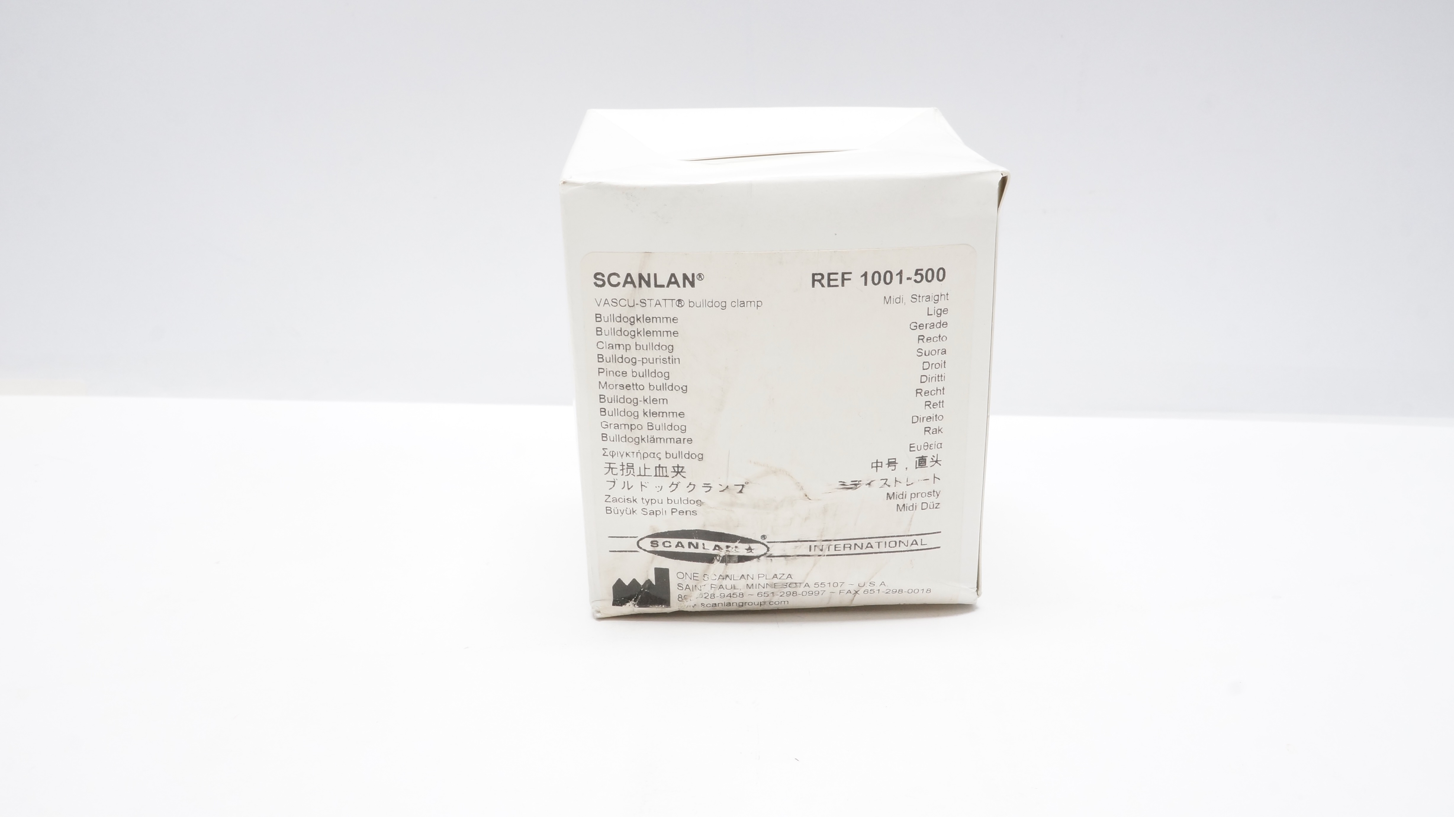 Scanlan 1001-500 VASCU-STATT Bulldog Clamps (x) - Box of 10