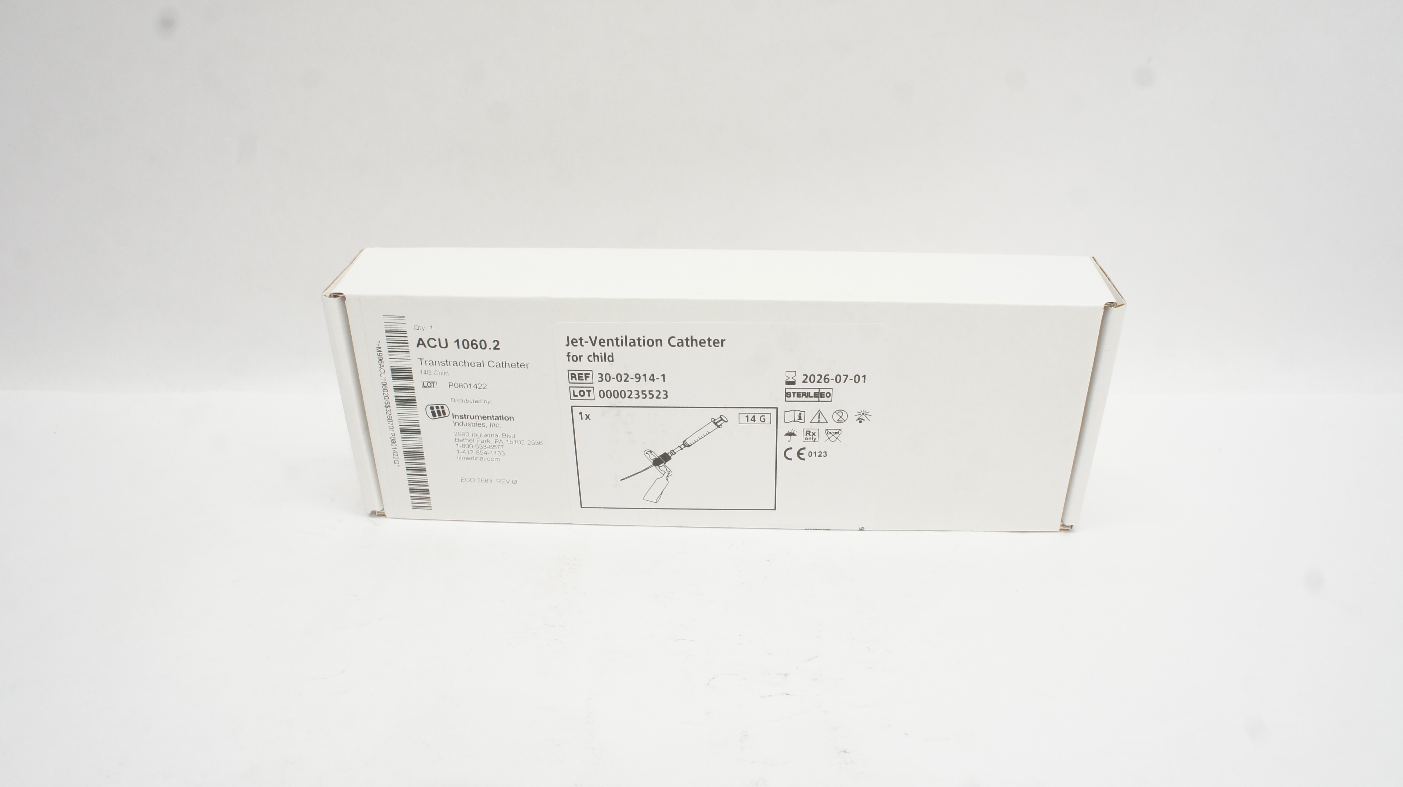 VBM 30-02-914-1 Jet-Ventilation Cath. For Child 14G