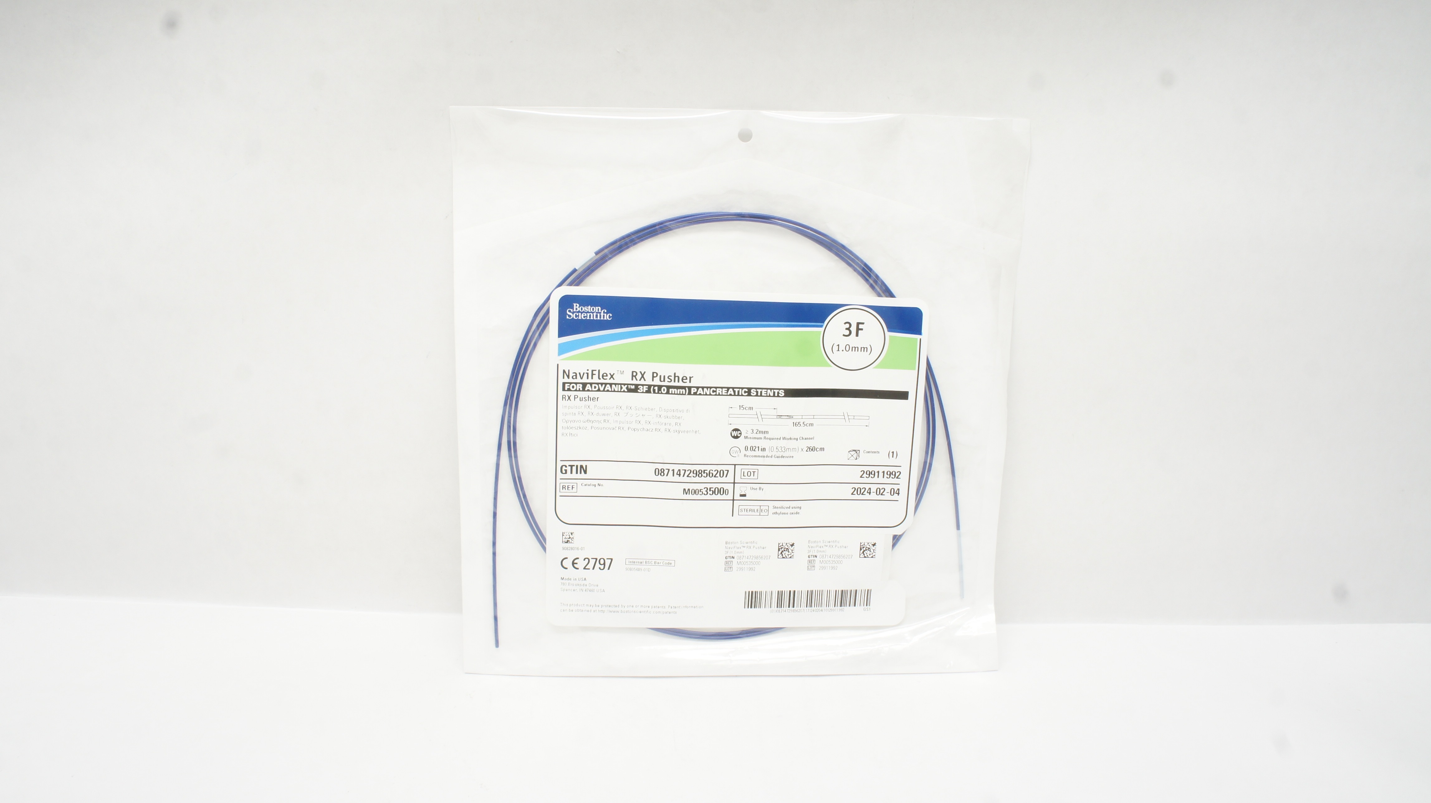 Boston Scientific M00535000 NaviFlex RX Pusher for Pancreatic Stnt 3F (x)