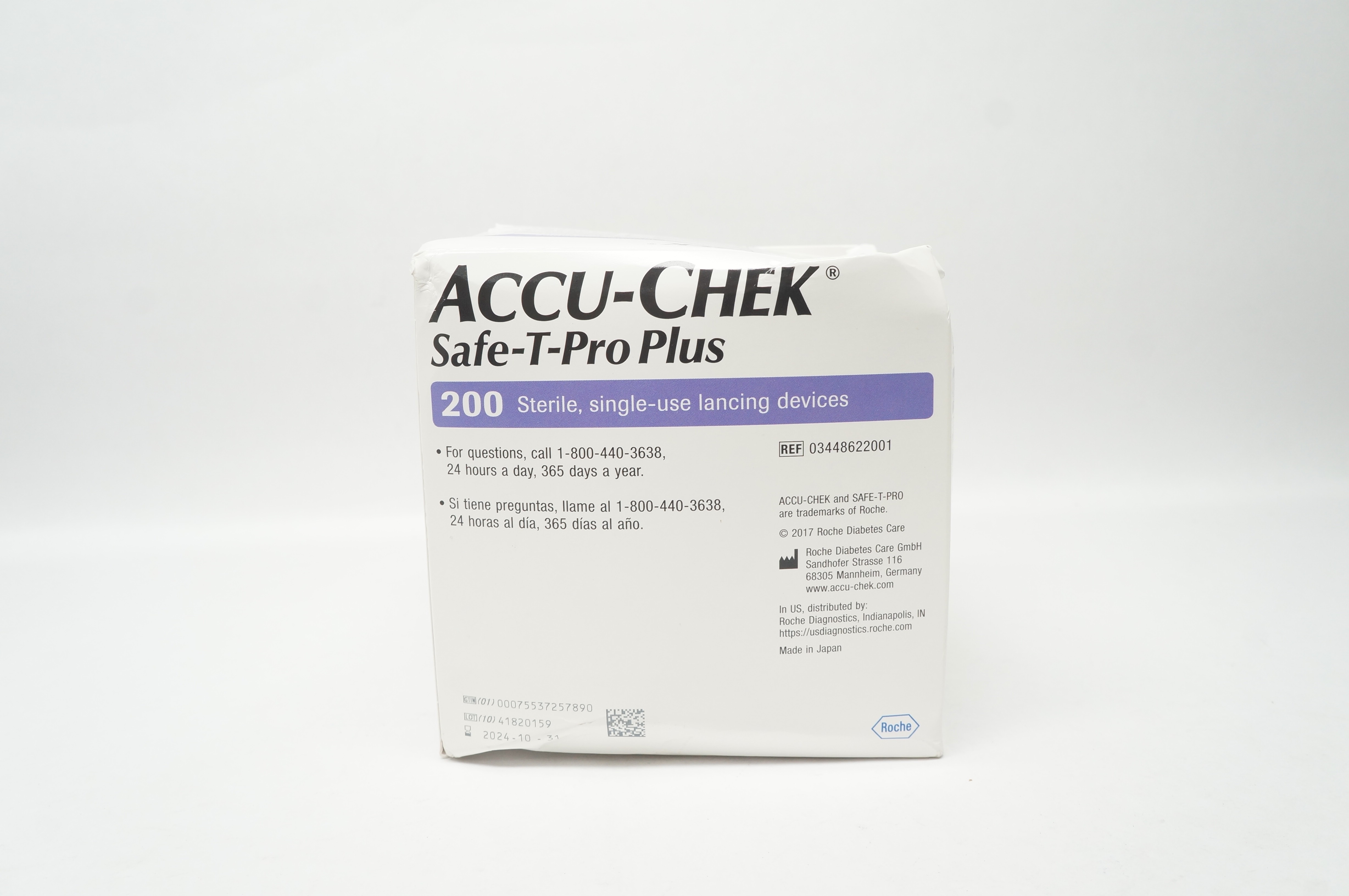 Roche Diabetes Care 03448622001 Accu-Chek Lancing Devices - Box of 200