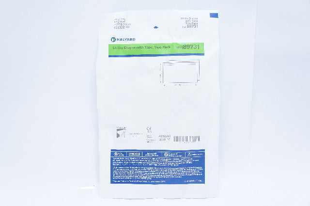 Halyard 89731 Utility Drapes with Tape, Two Pack 15inch x 25inch (x)