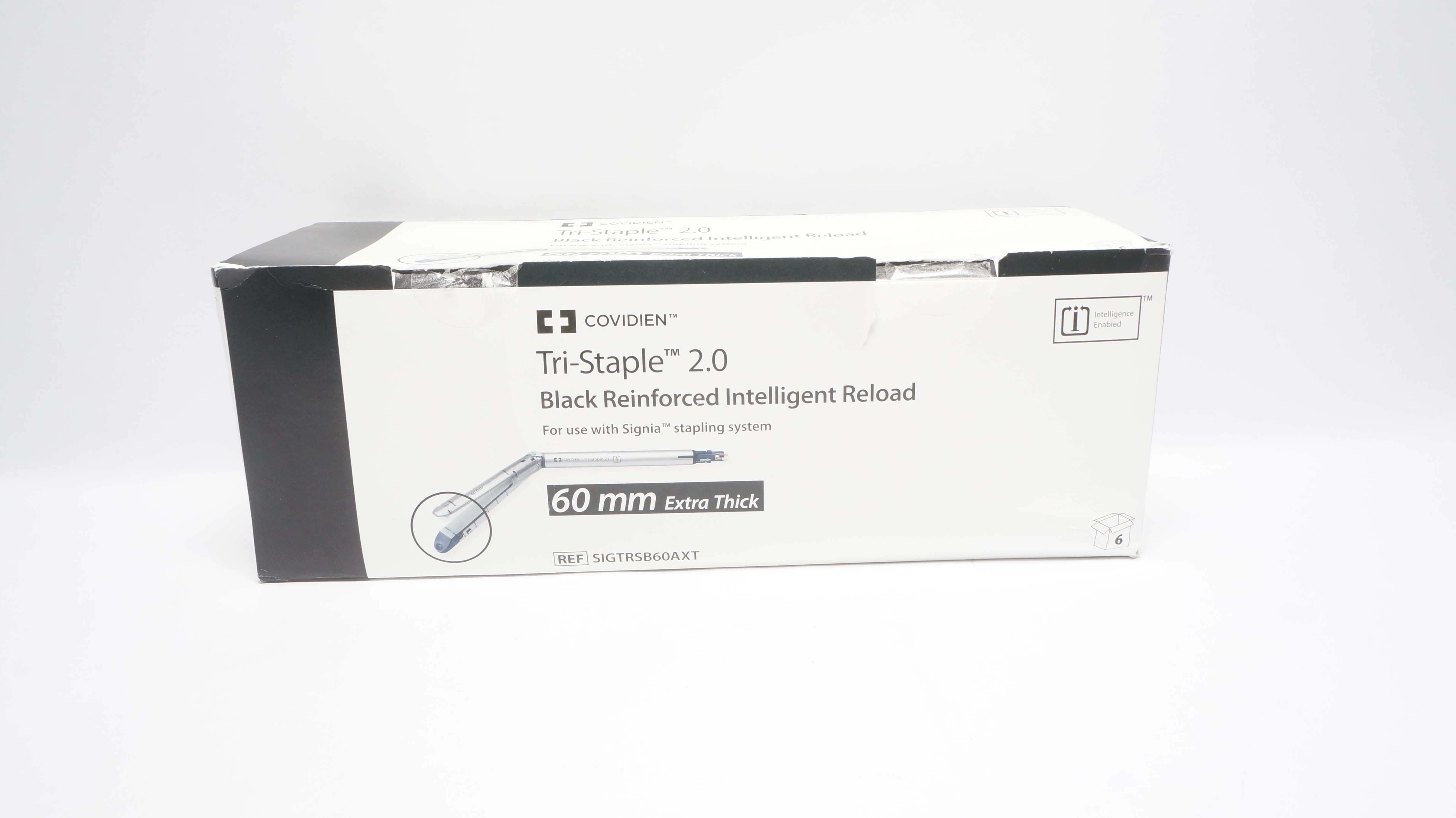 Covidien SIGTRSB60AXT Tri-Staple 2.0 Reinforced Reload 60mm (x)- Box of 6