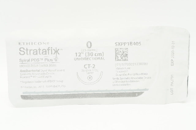 Ethicon SXPP1B405 0 Stratafix CT-2 26mm 1/2c Taper 12inch (x)
