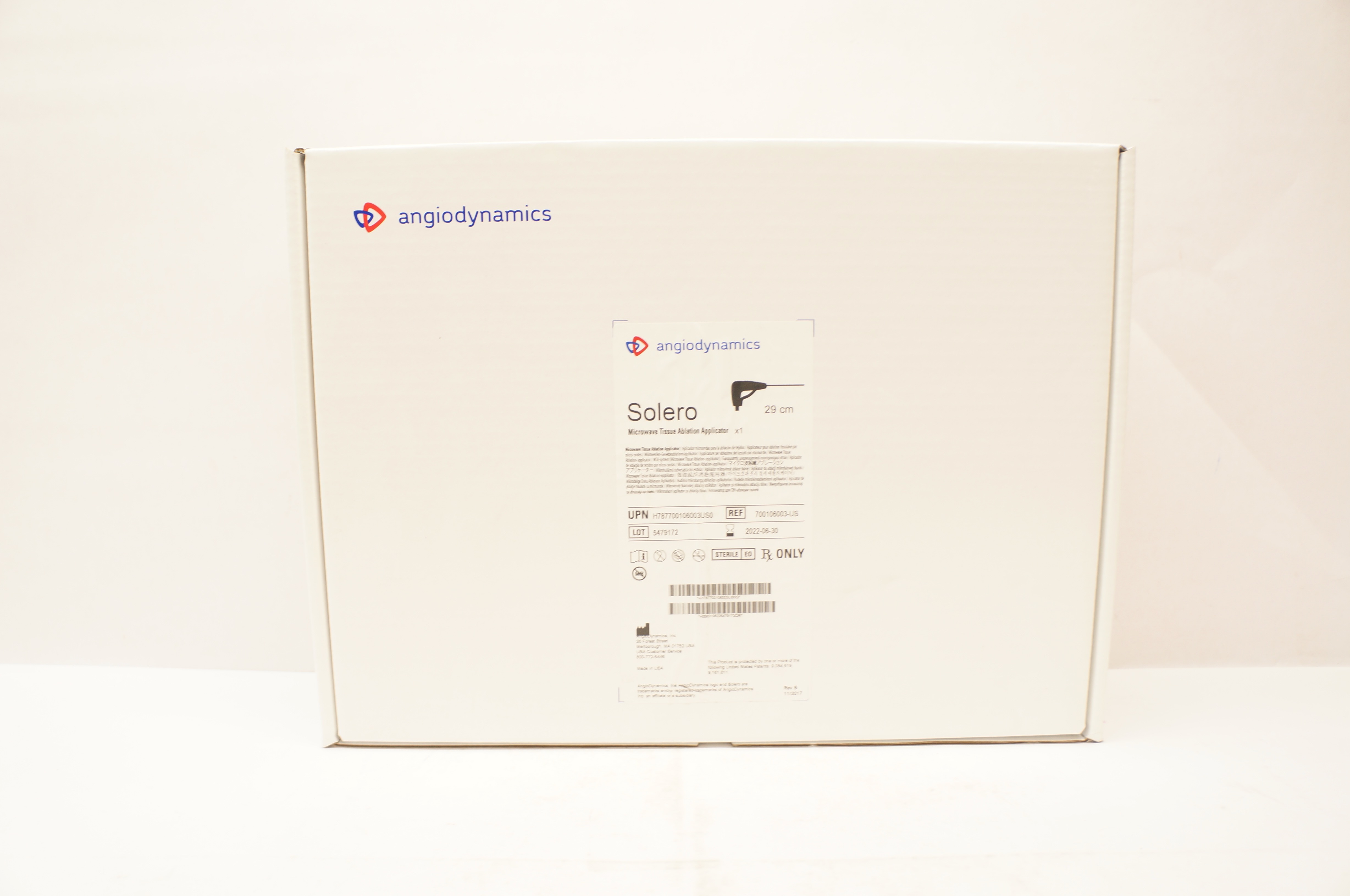 Angiodynamics 700106003-US Solero Microwave Tissue Ablation Applicator 29cm (x)