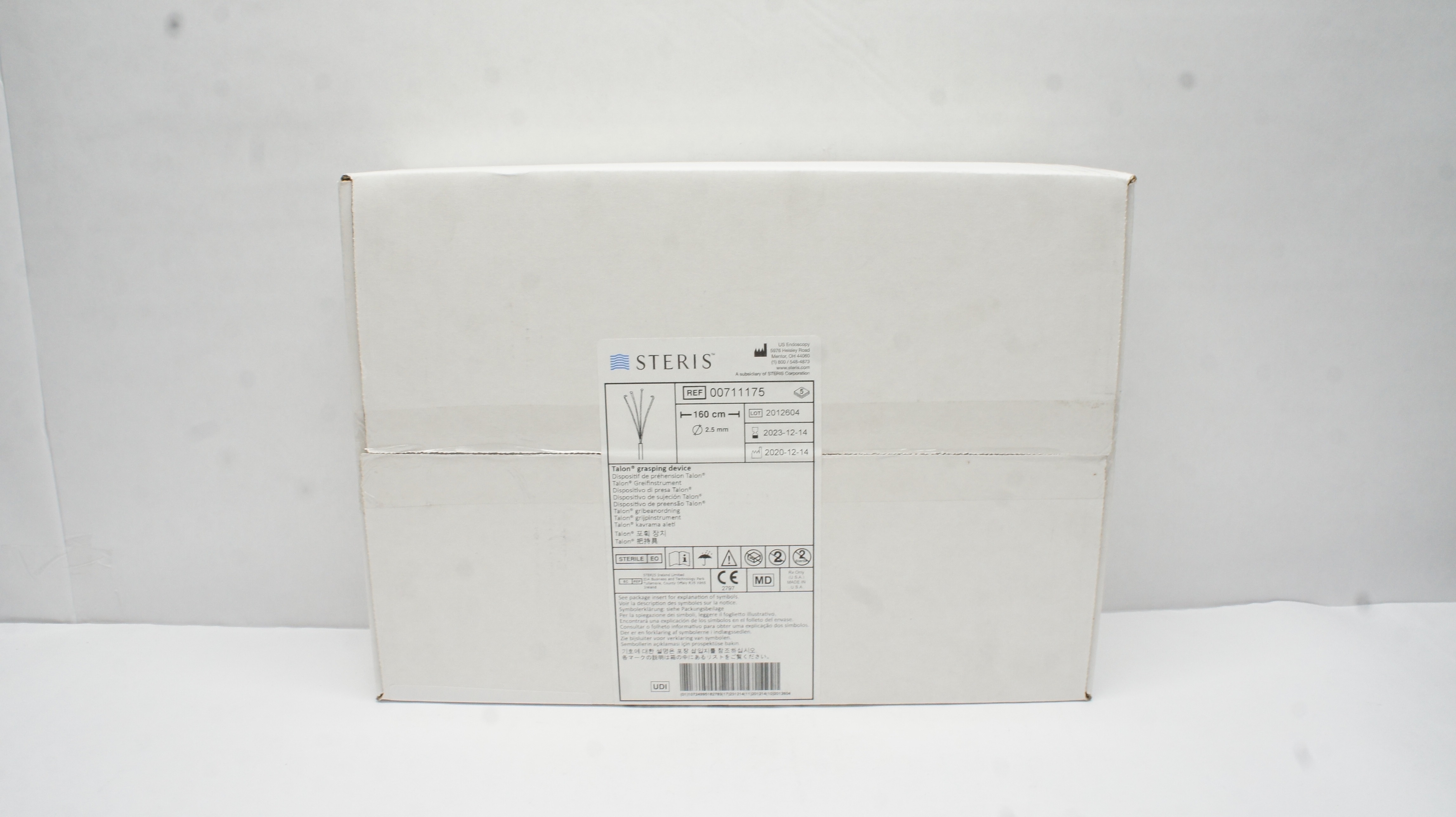 US Endoscopy 00711175 Steris Talon Grasping Device 160cm x 2.5mm (x) - Box of 12