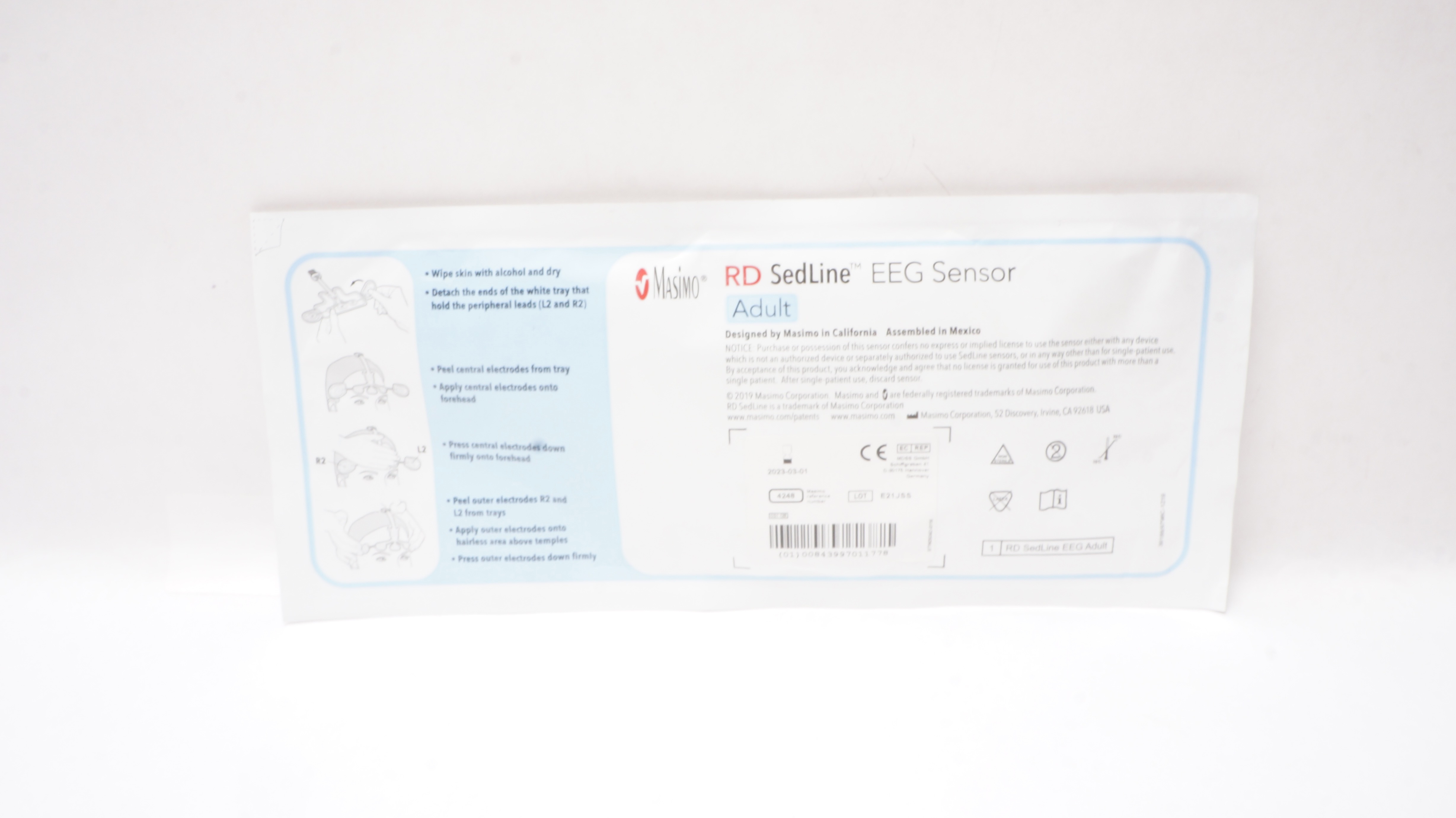 Masimo 4248 RD SedLine EEG Sensor Adult (x)