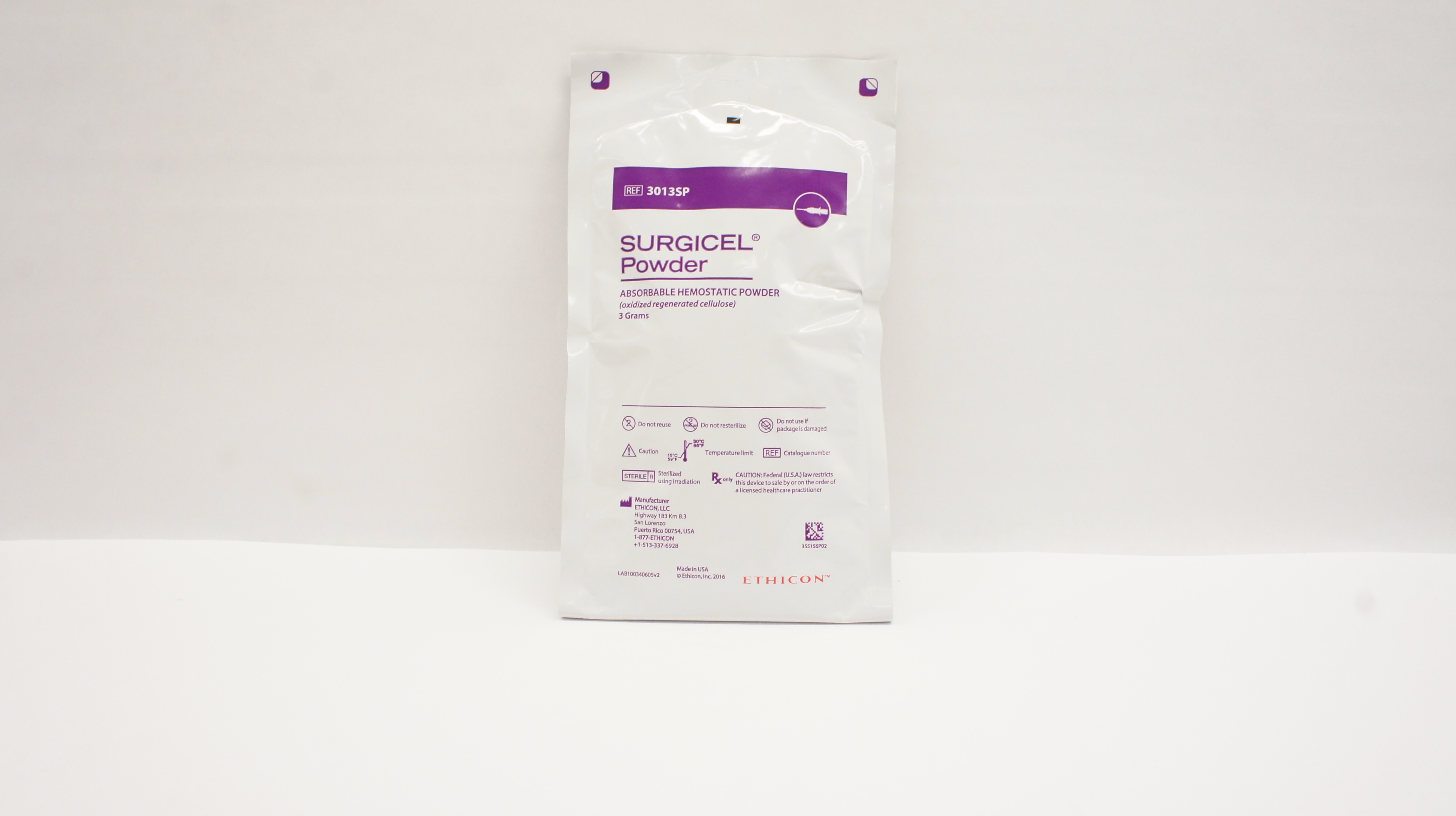 Ethicon 3013SP Surgicel Powder Absorbable Hemostatic Powder 3 Grams (x)