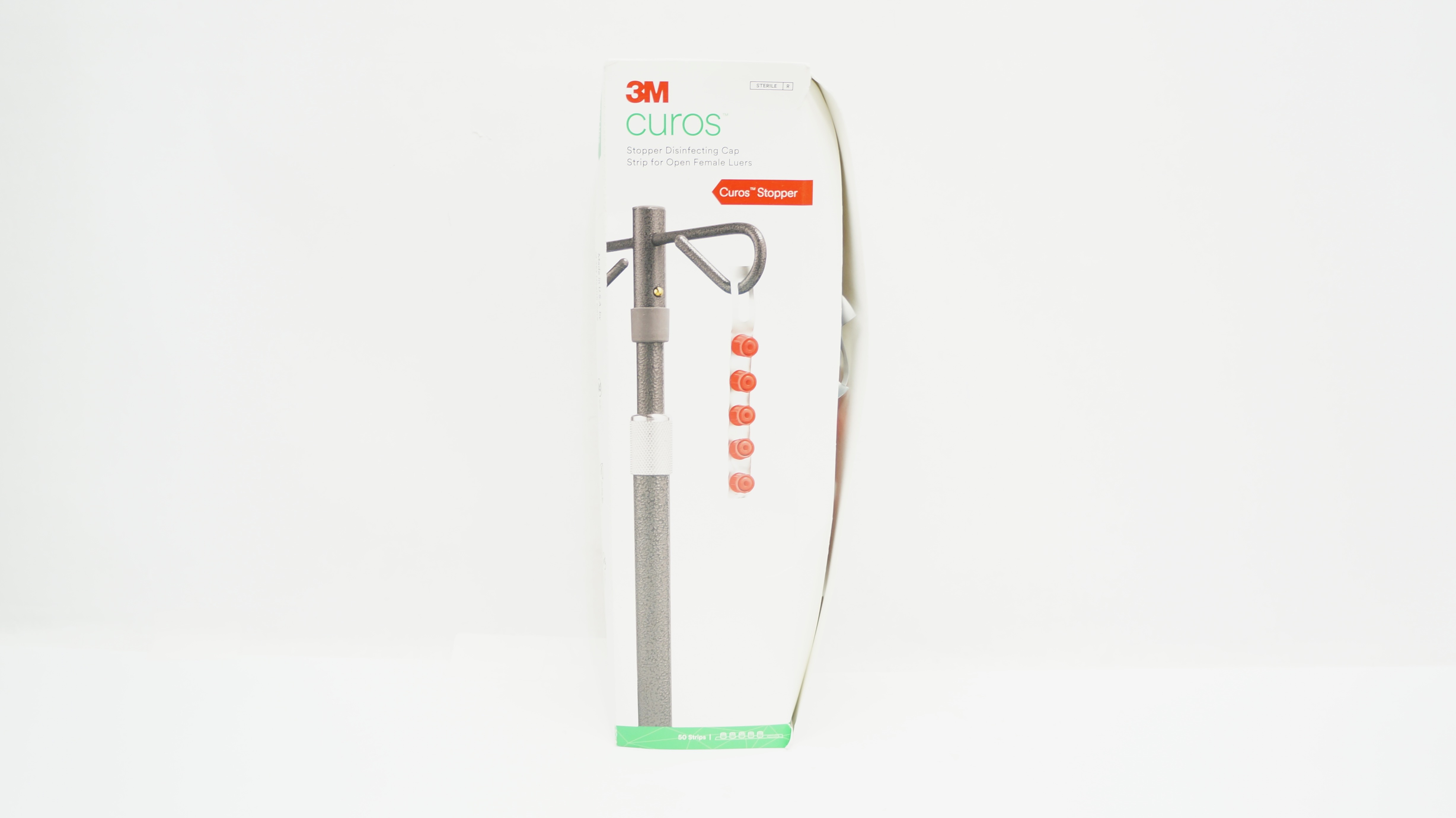 3M CSA5-250 Curos Stopper Disinfecting Cap Strip F/Open Female Luers - Box of 250