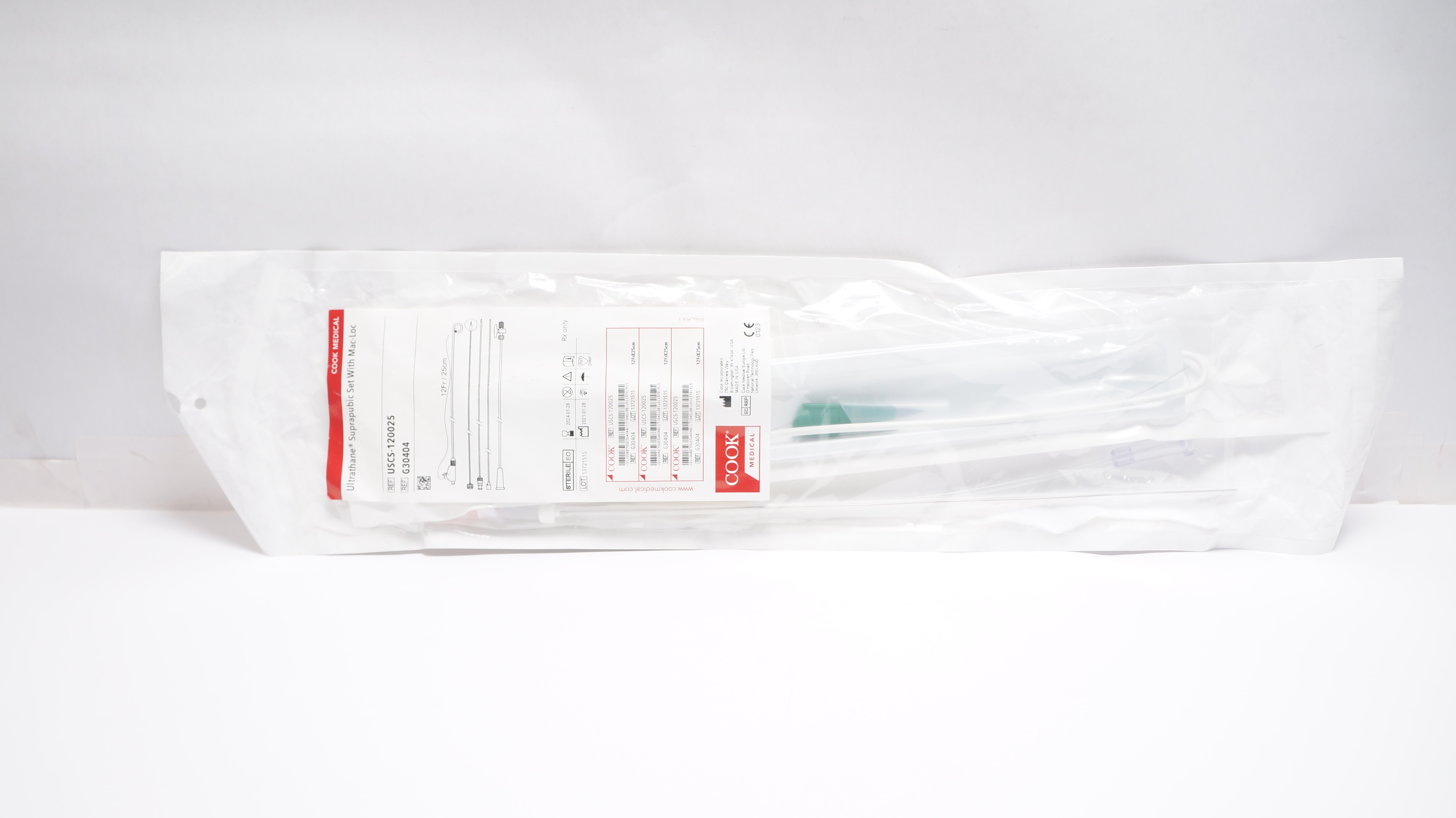 Cook Medical G30404 Ultrathane Suprapubic Set With Mac-Loc 12Fr. (x)