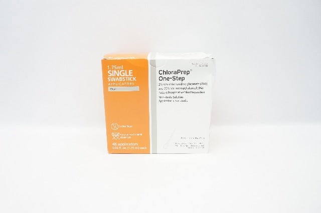 CareFusion 260100 ChloraPrep Single Swabstick 1.75 ml Applicator - Box of 24