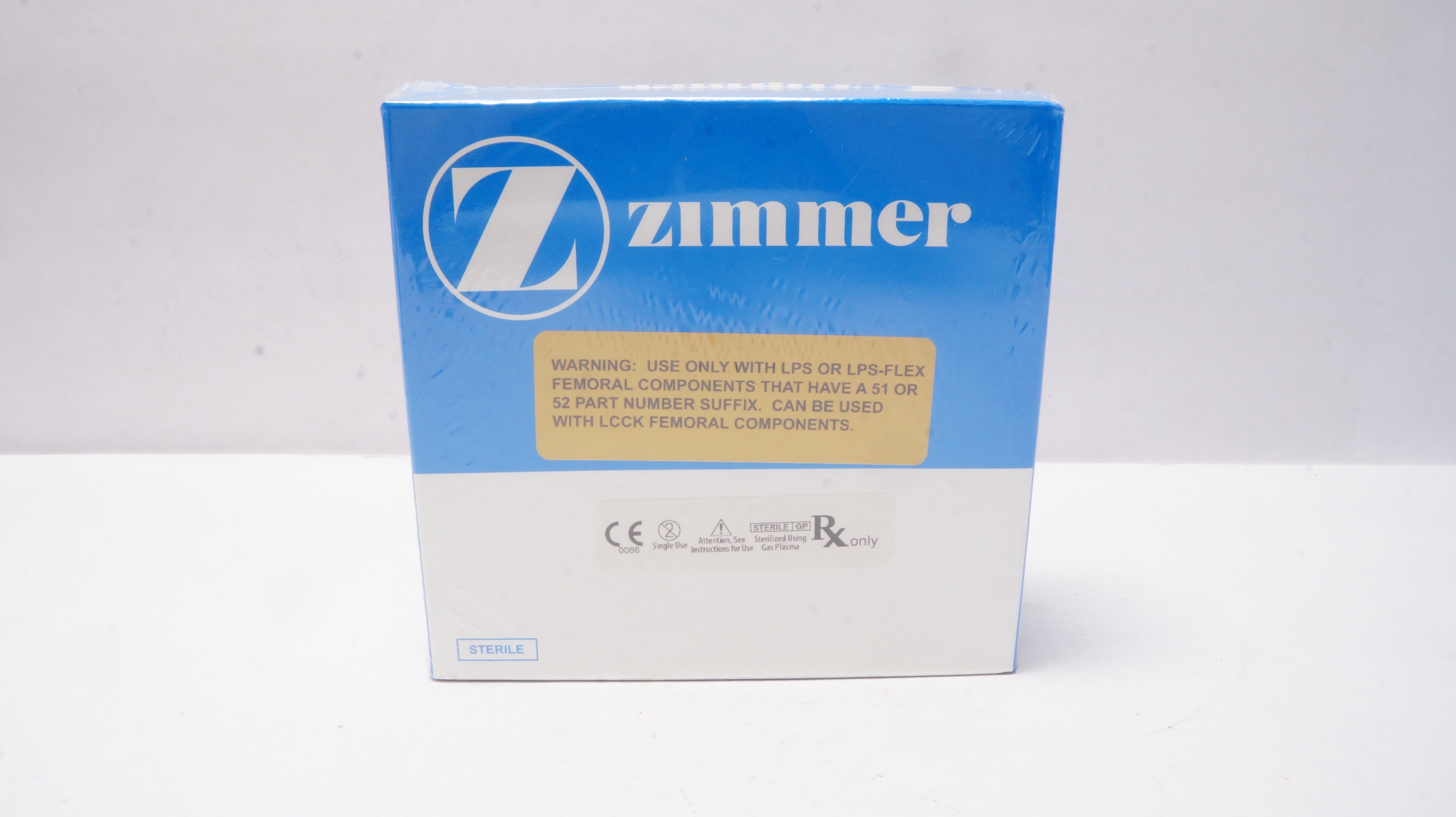 Zimmer 5962-30-10 Prolong Highly Crosslinked Polyethylene, Size C/D 10mm (x)