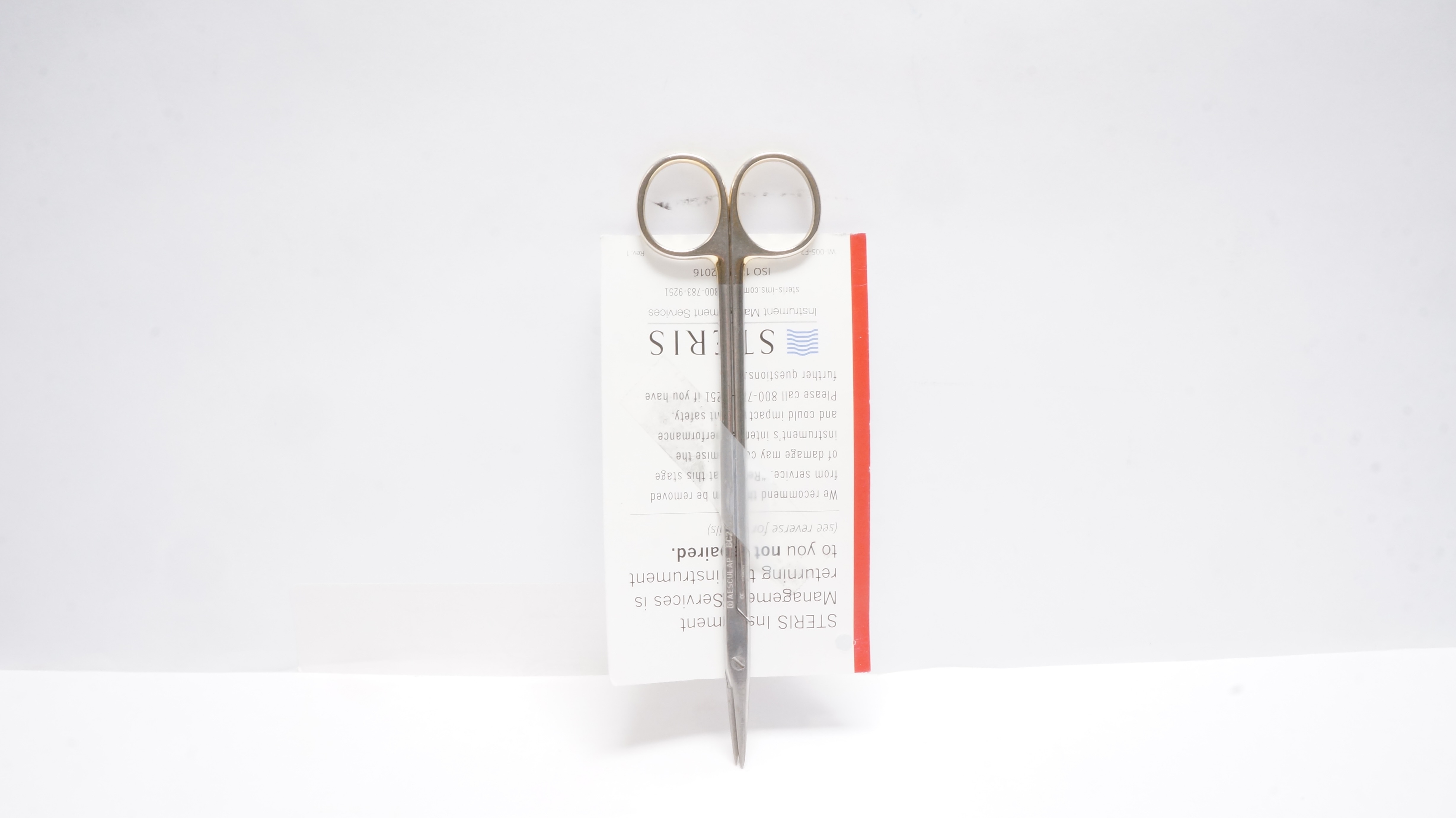 Steris BC263R Aesculap Metzenbaum Scissors Curved Tungsten Carbide