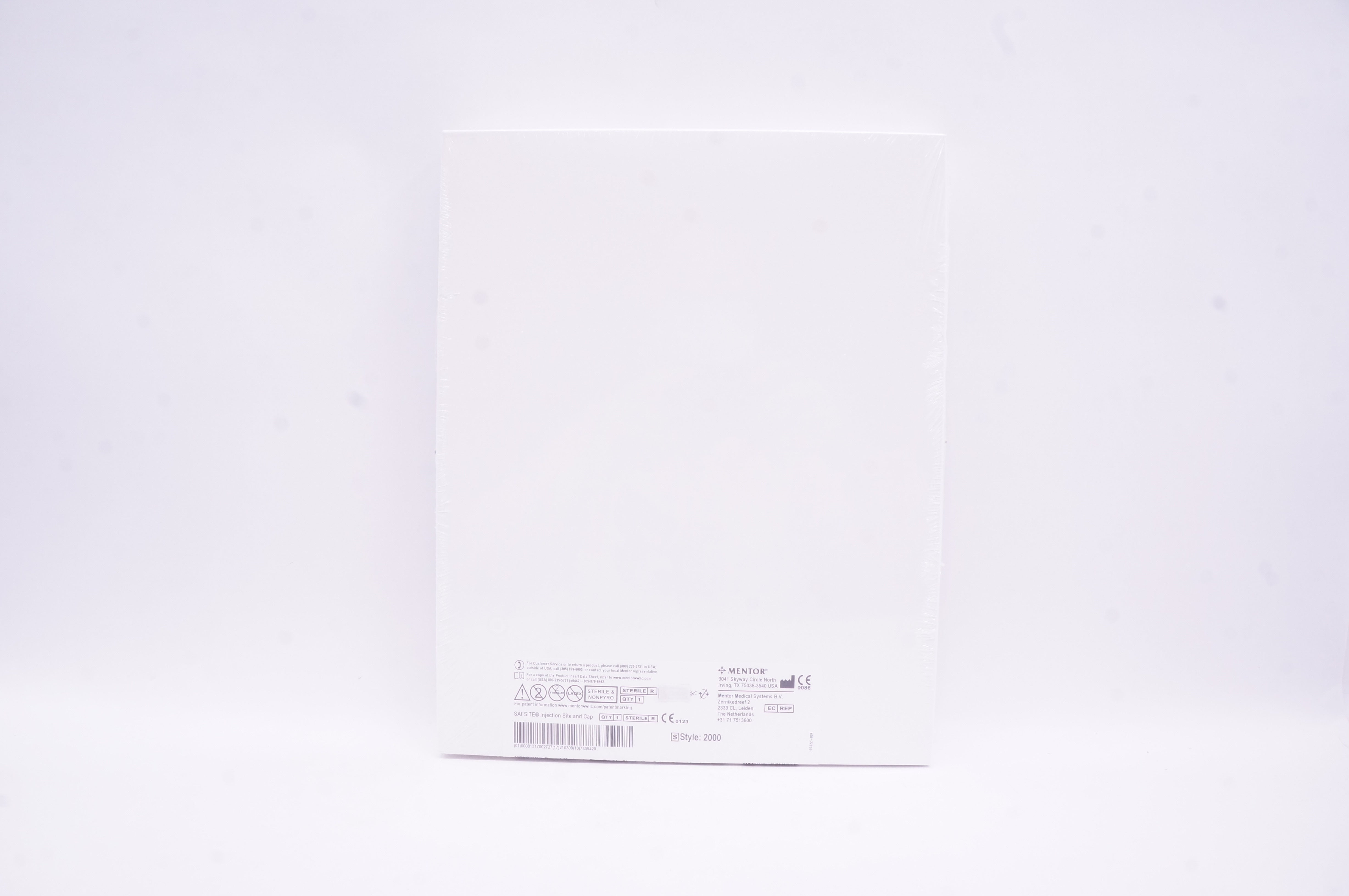Mentor 351-2275SZ Round Moderate Plus Saline Breast Implant Sizer 275cc (x)