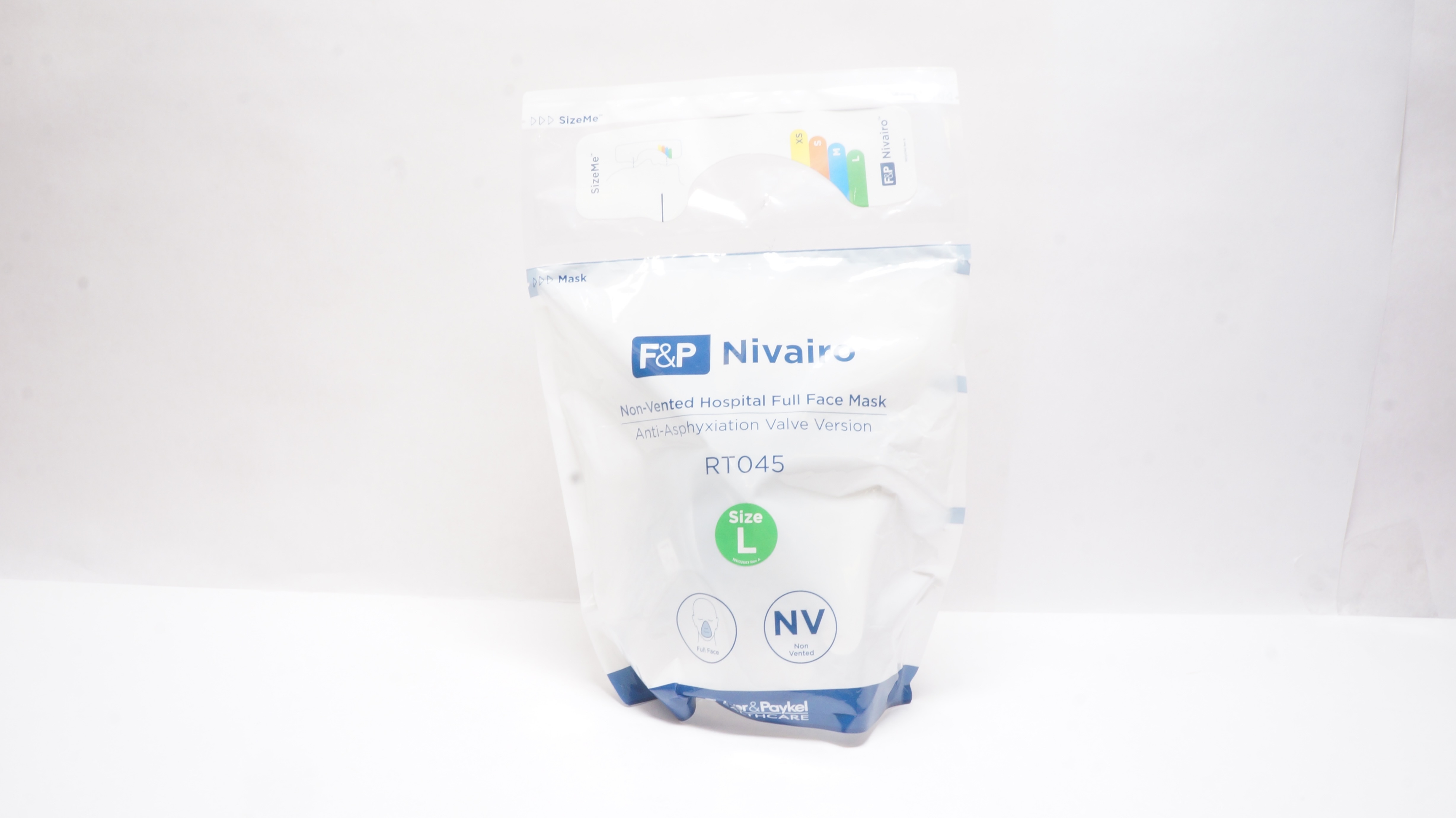 Fisher&Paykel RT045L Nivairo Non-Vented Hospital Full Face Mask, Size L