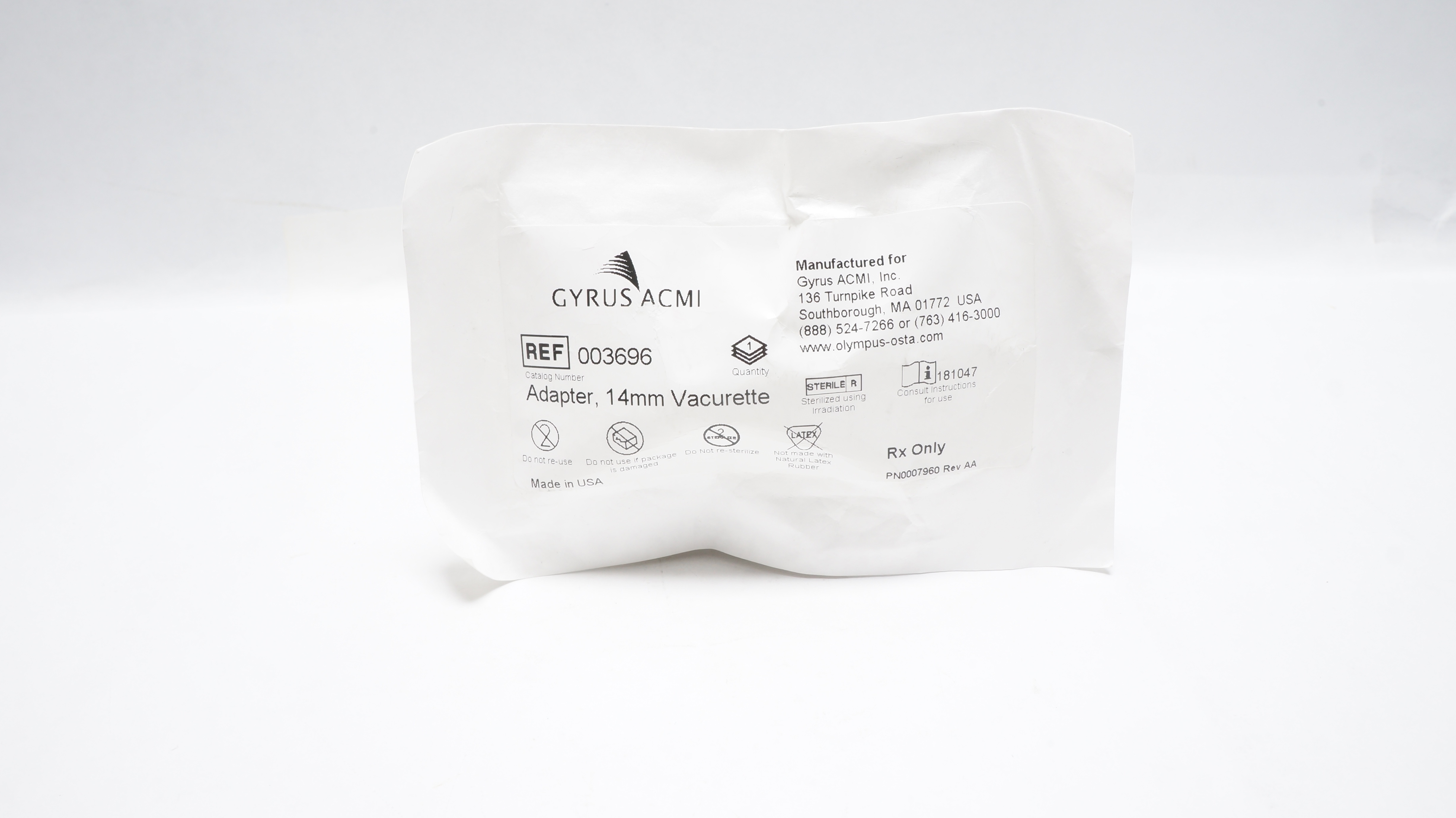 Gyrus ACMI 003696 Adapter Vacurette 14mm (x)