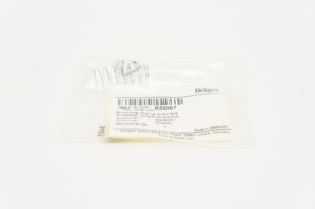 Drager R58067 Spring for Ex-Valve DHR