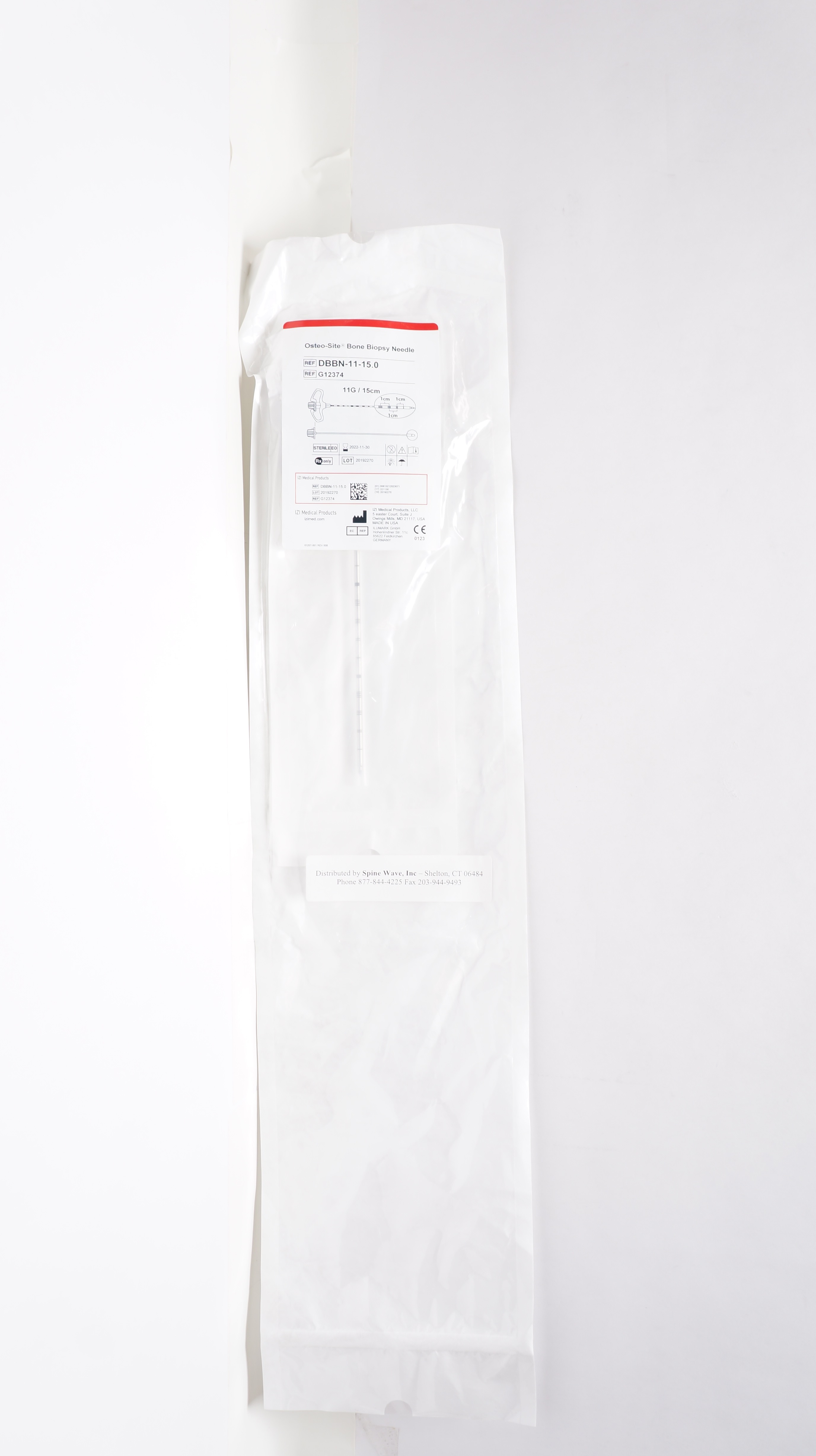 Cook Medical G12374 Osteo-Site Bone Biopsy Ndle 11G x 15cm (x)
