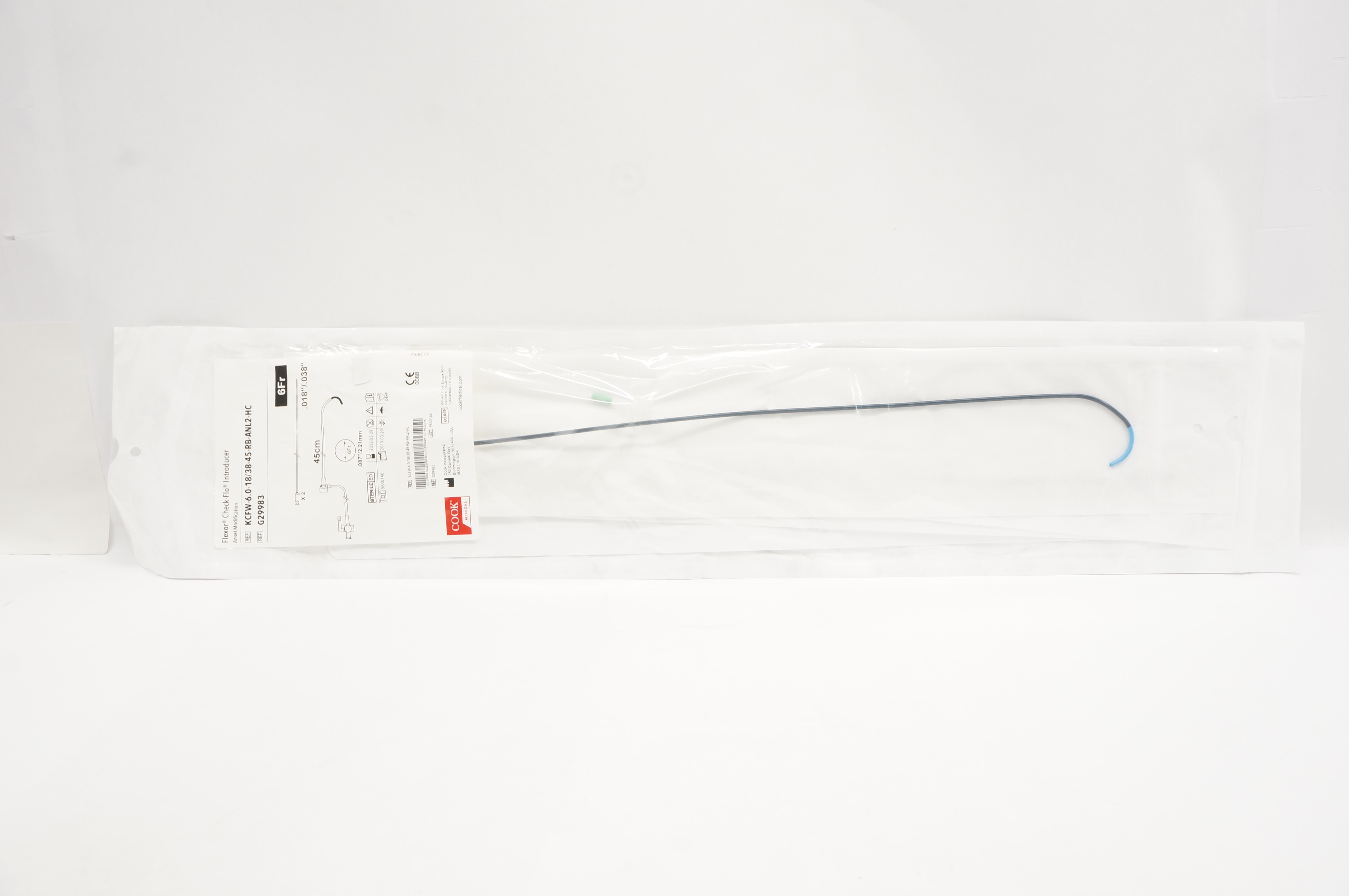 Cook Medical G29983 Flexor Check-Flo Introducer Ansel Modification 6Fr