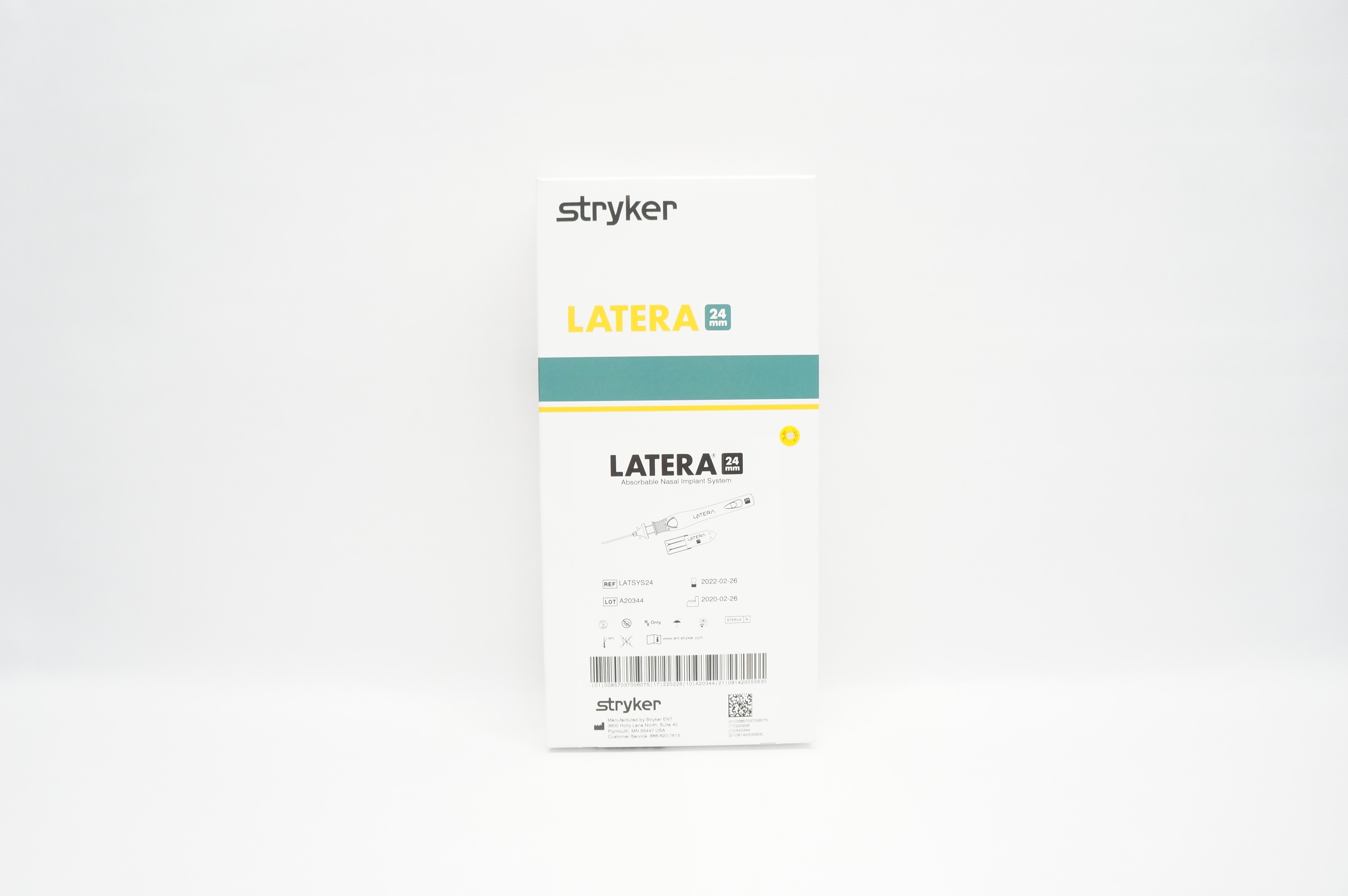 Stryker LATSYS24 Latera Absorbable Nasal Implants System 24mm (x)