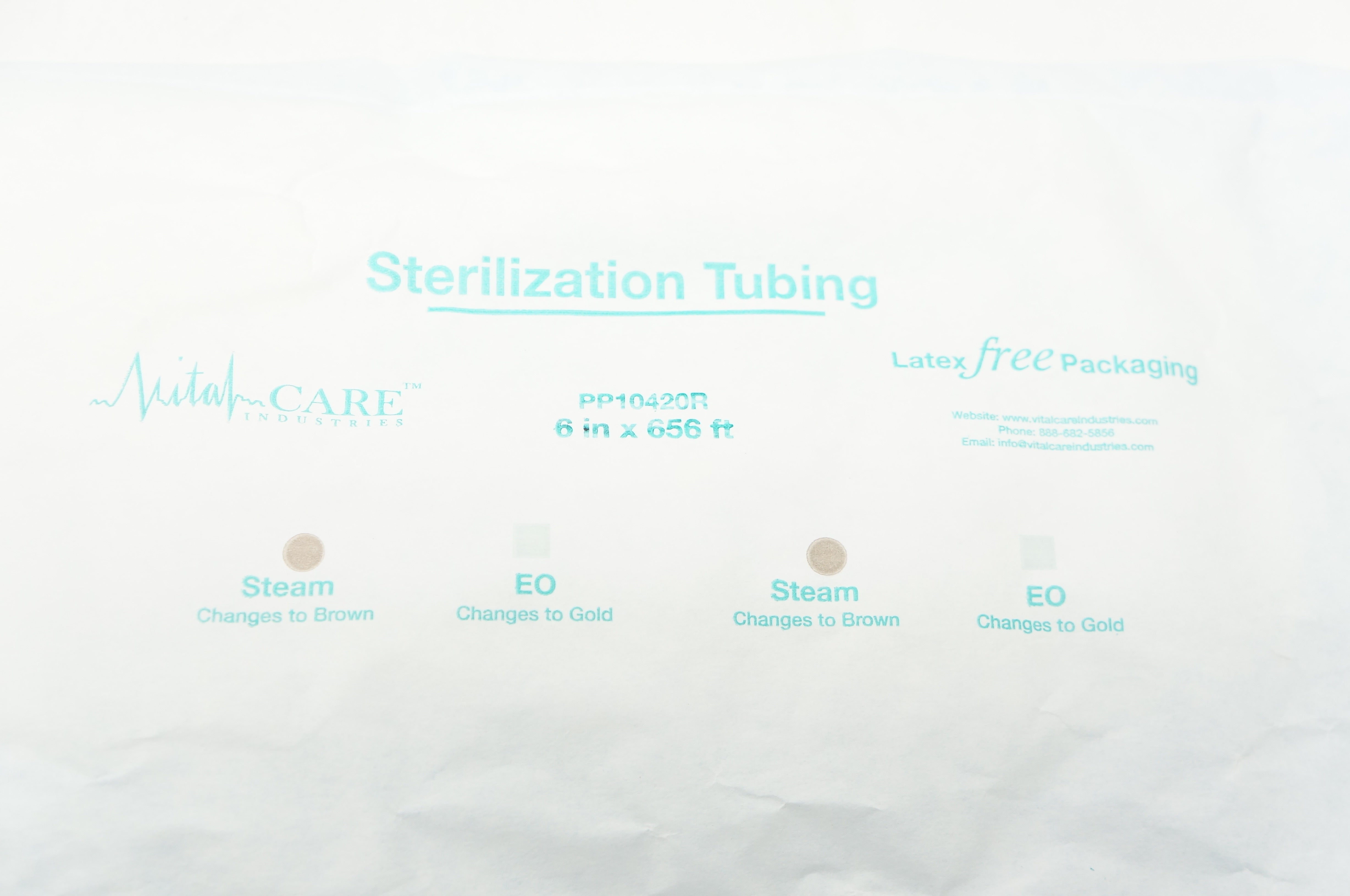 VitalCare PP10420R Sterilization Tubing 6inch x 656ft.