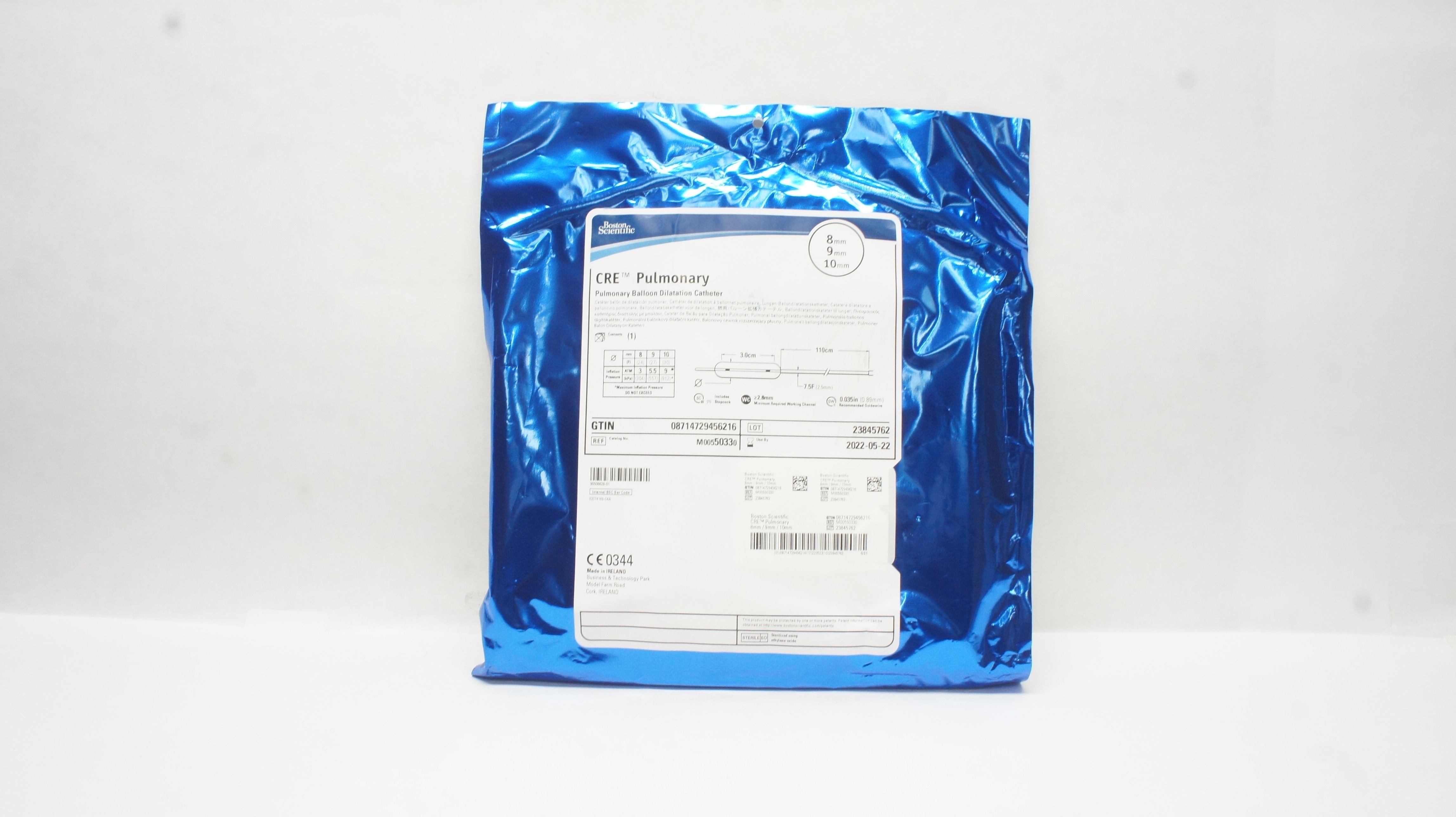 Boston Scientific 5033 CRE Pulmonary Balloon Dilatation Cath.8 x 9 x 10mm (x)