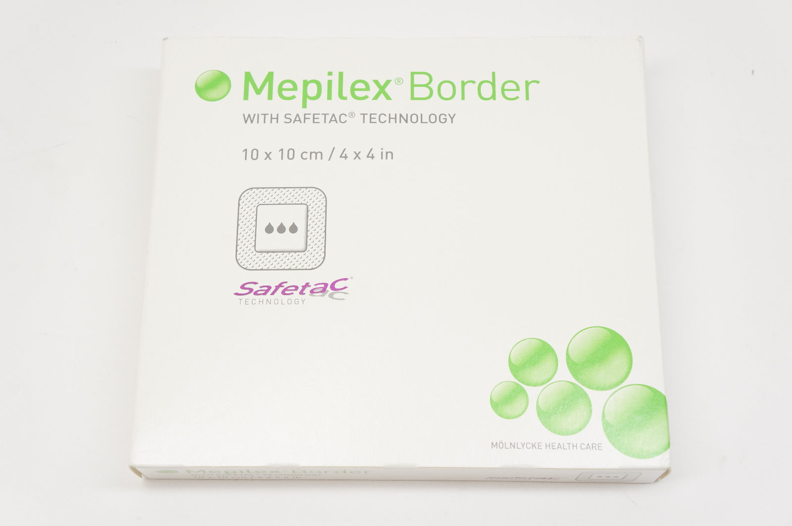 Molnlycke Health Care 295300 Mepilex Border W/Safetac 2.6 x 2.6inch (x)-Box of 5