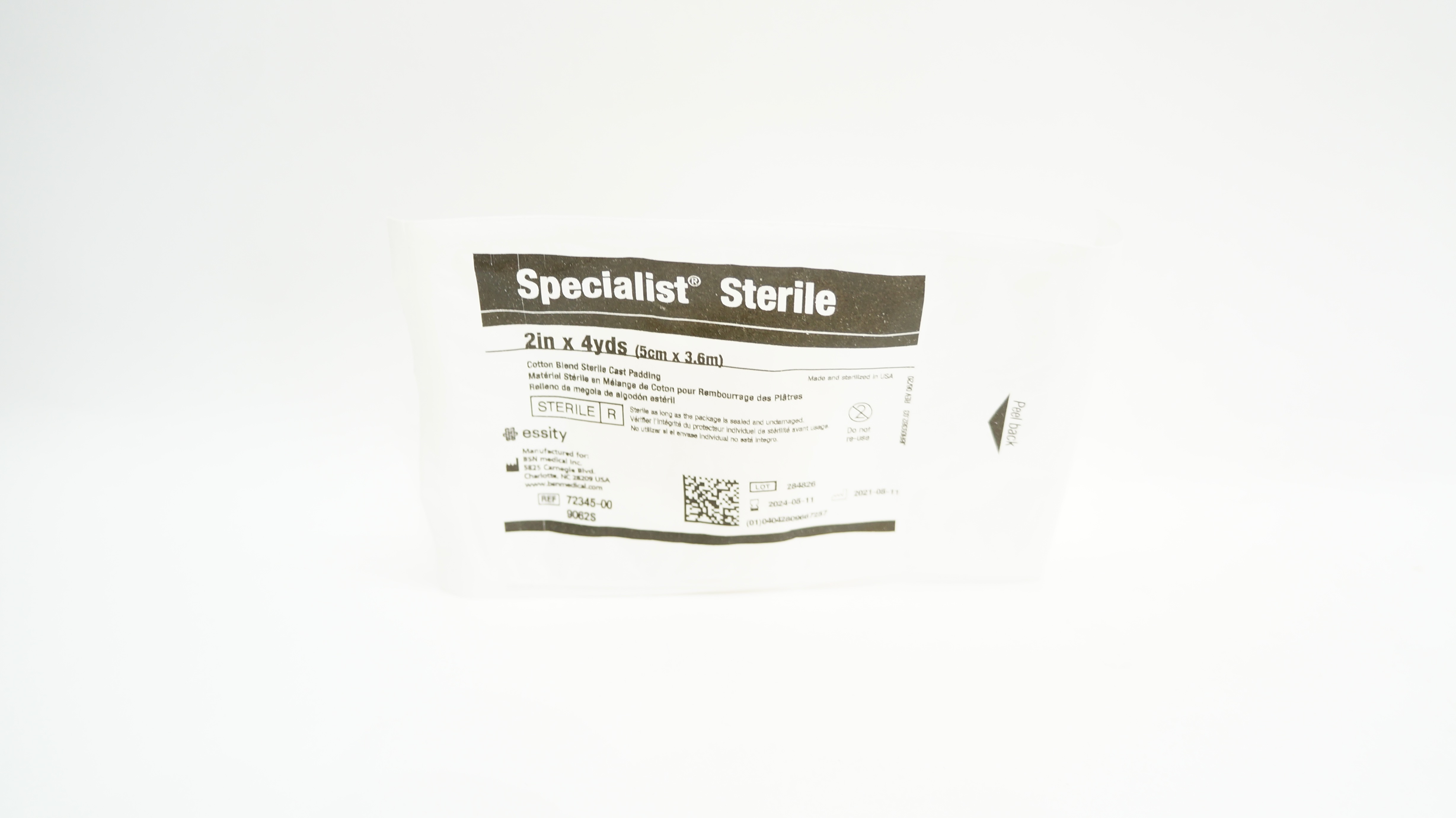 BSN Medical 72345-00 Specialist Cotton Blend Sterile Cast Padding 2inch x 4yds