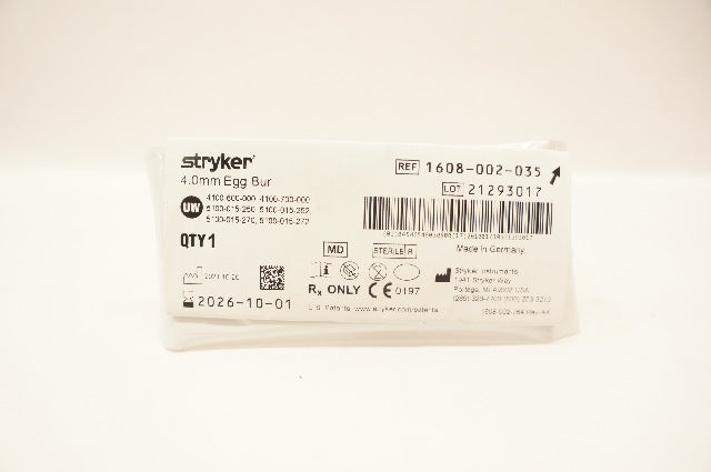 Stryker 1608-002-035 Egg Bur 4.0 mm