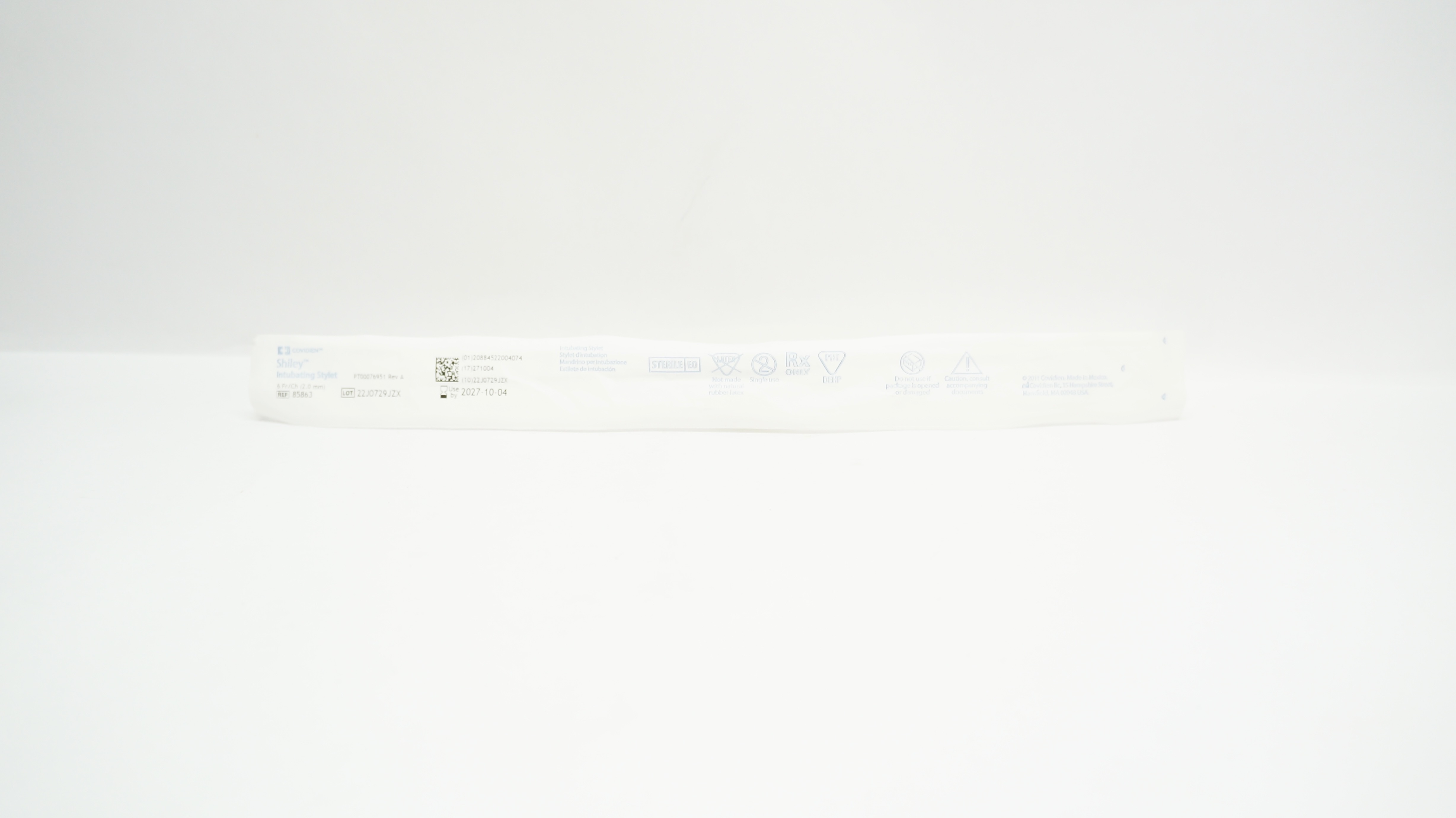 Covidien 85863 Shiley Intubating Stylet 6Fr/Ch
